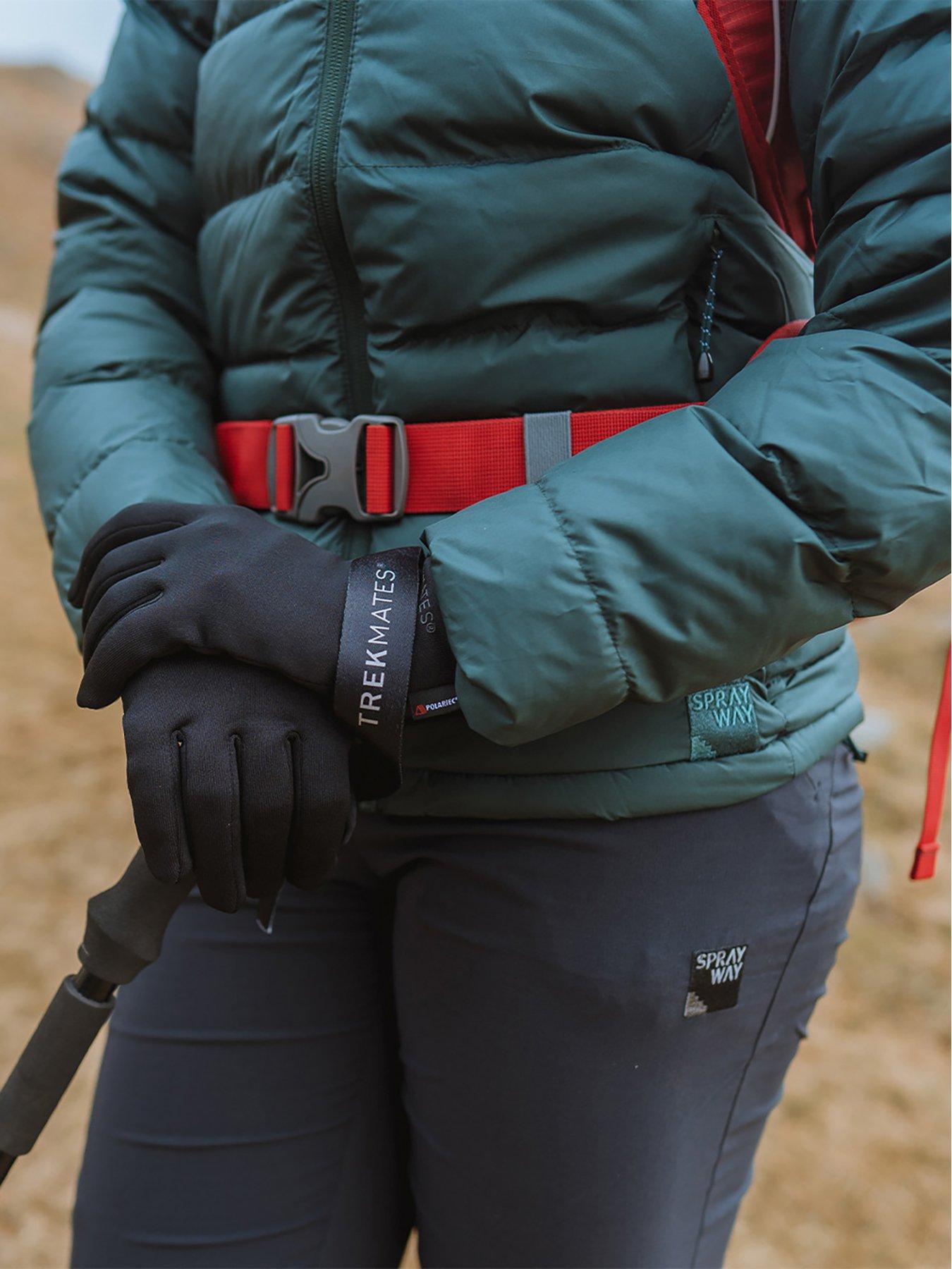  image of trekmates-unisex-strath-polartec-glove-black
