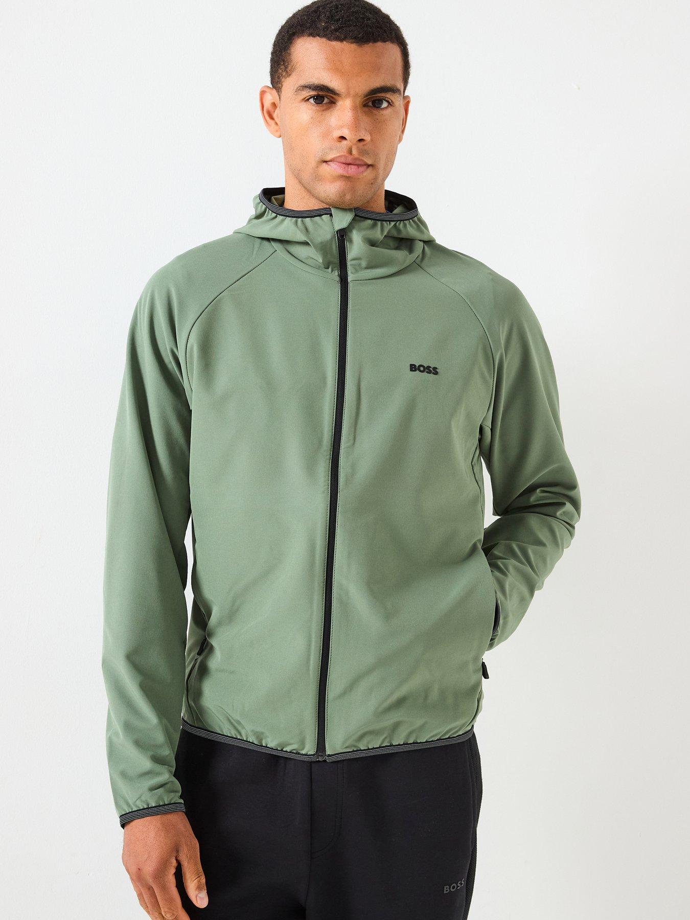 Image 1 of 6 of BOSS L_Commuter Lightweight Hooded Jacket - Green