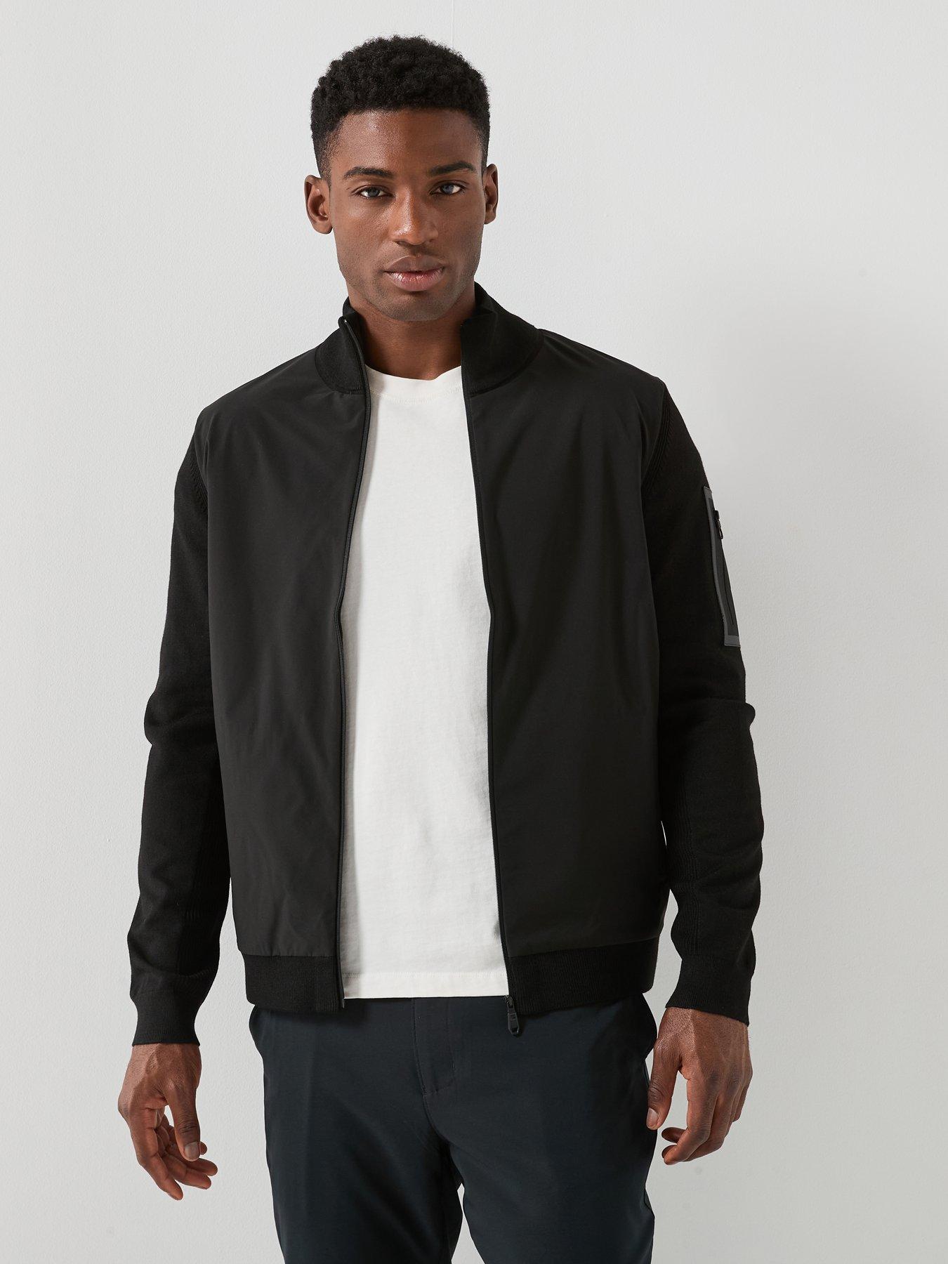  image of boss-boss-momentum-x-hybrid-regular-fit-zip-throuhg-knitted-jumper