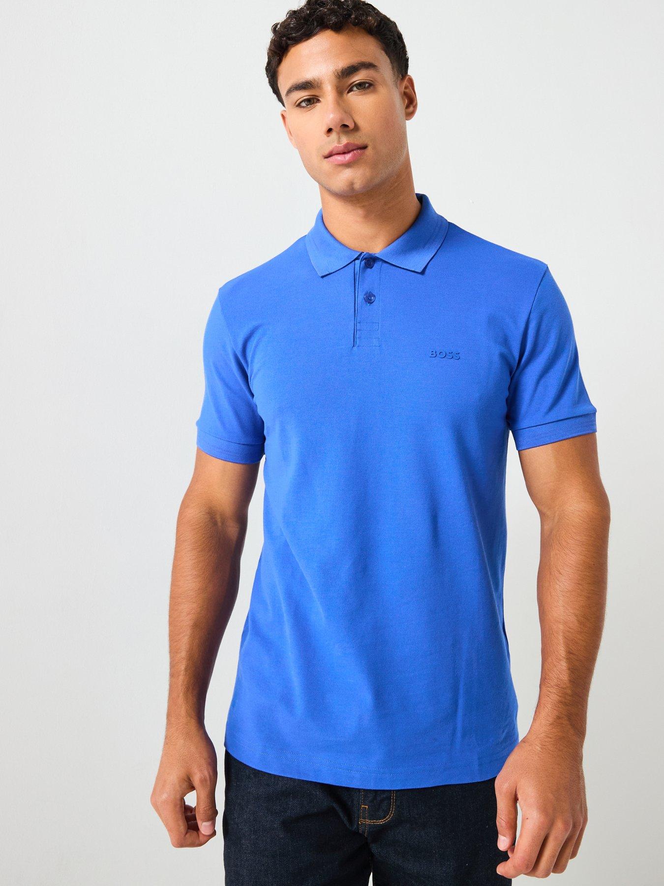 undefined Paul Slim Fit Polo Shirt - Bright Blue