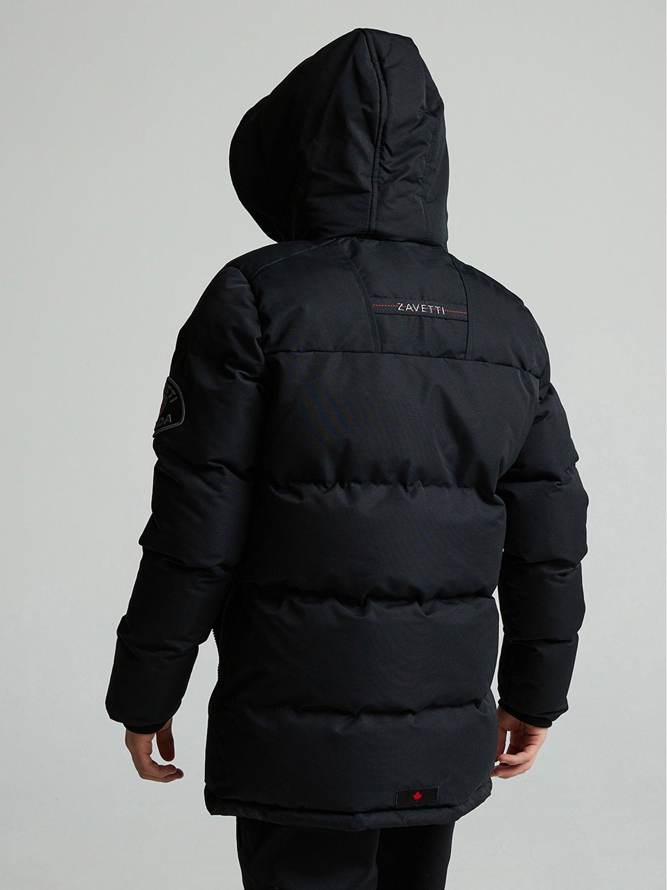 Zavetti Canada Junior Boys Ontariona Puffer Jacket - Black