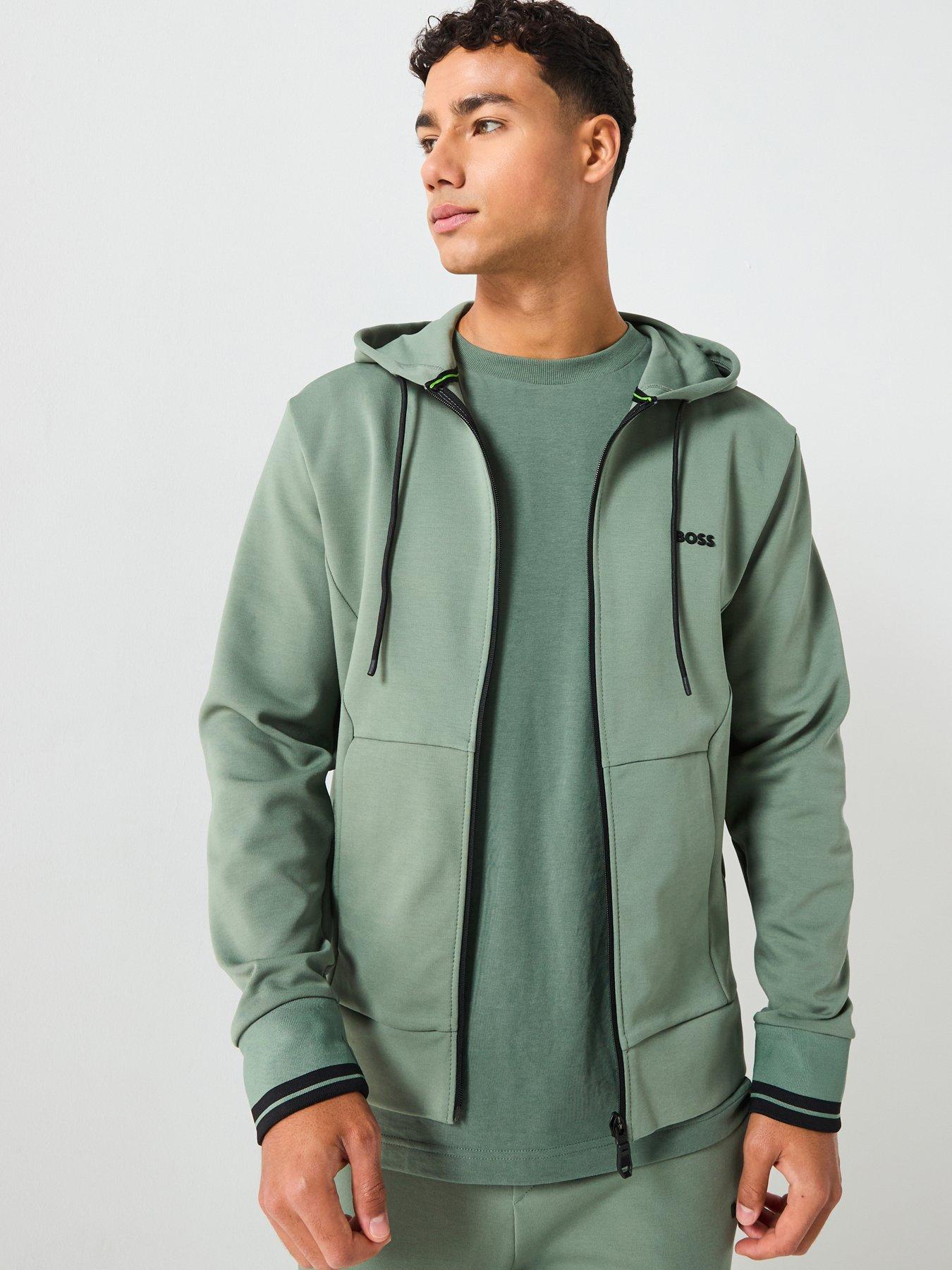 undefined Hoodie Zone Regular Fit 3d Logo Zip Through Hoodie