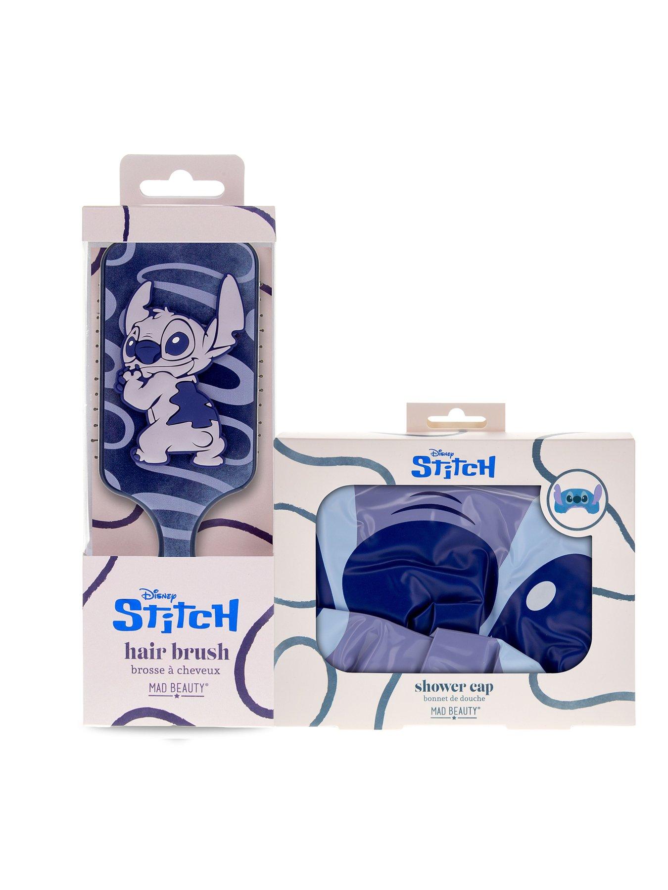 Image 2 of 4 of Disney Stitch Stitch Denim Hairbrush &amp; Shower Cap