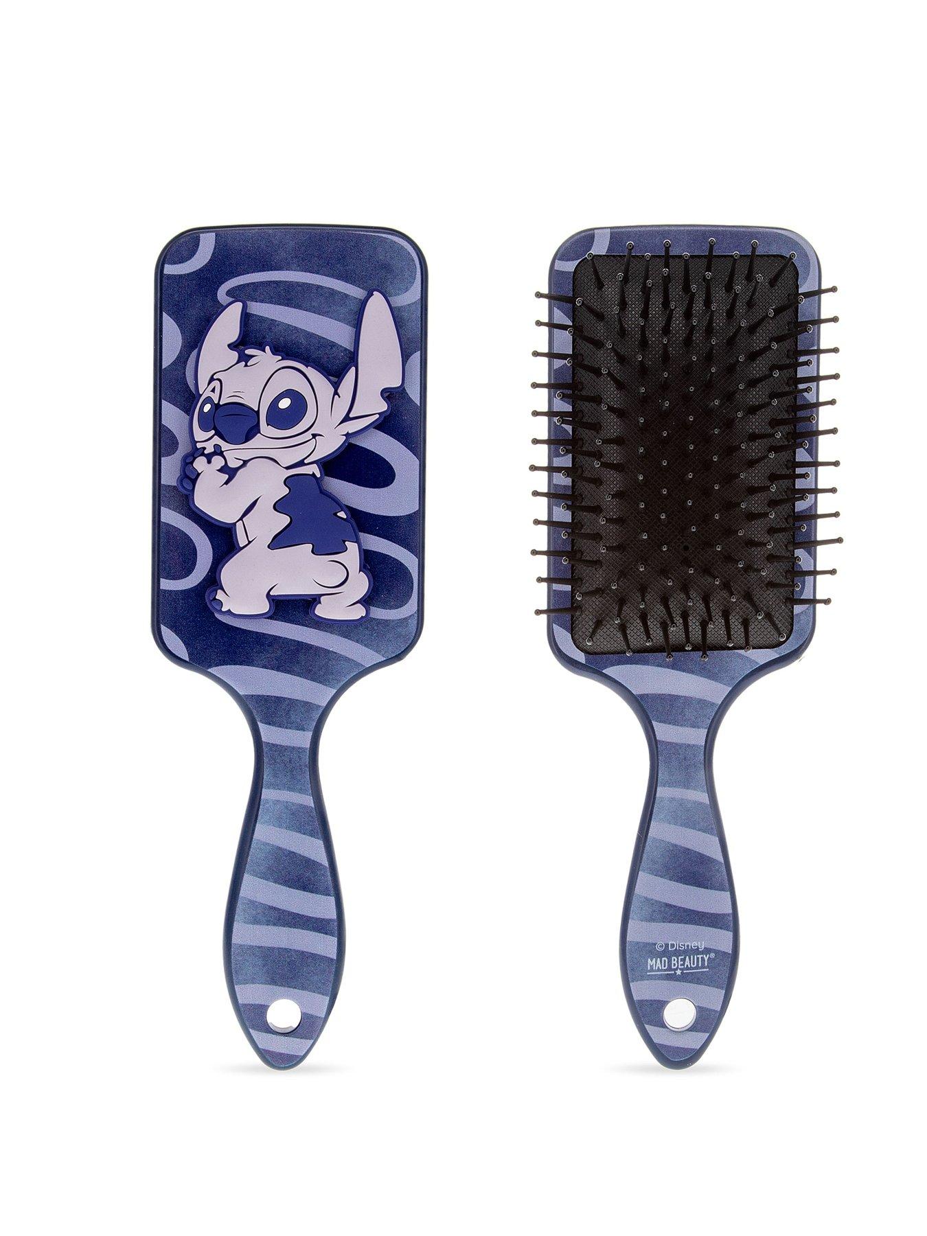 Image 4 of 4 of Disney Stitch Stitch Denim Hairbrush &amp; Shower Cap