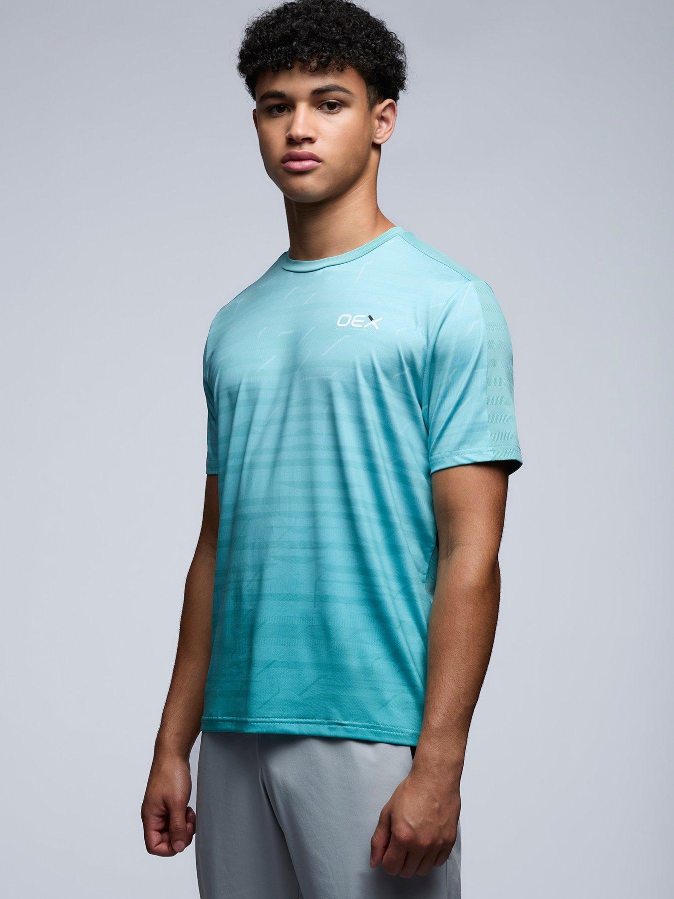 OEX Mens Helmer T-shirt-green