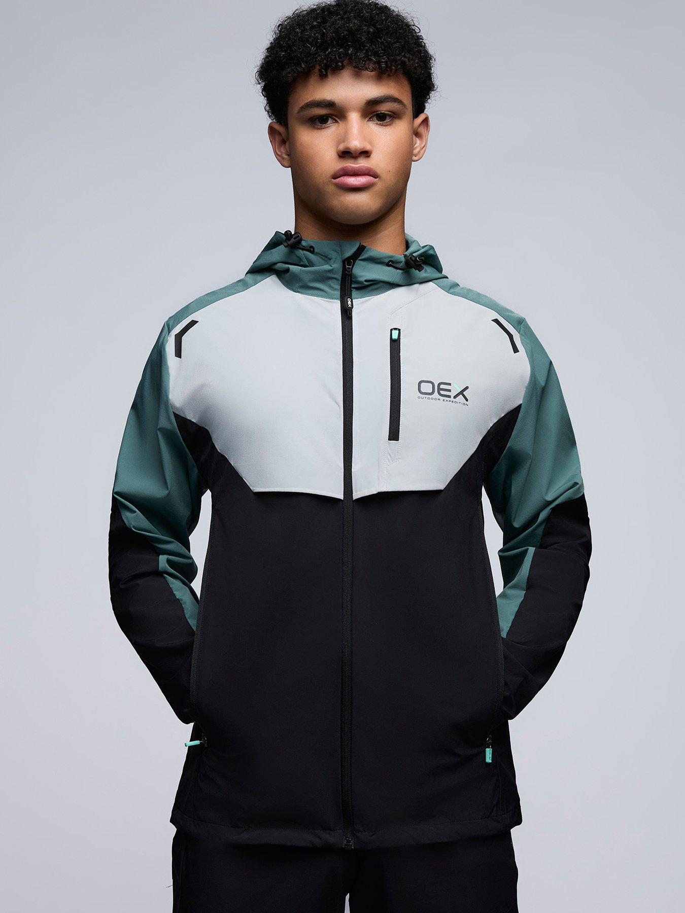 OEX Mens Bachar Track Jacket-green