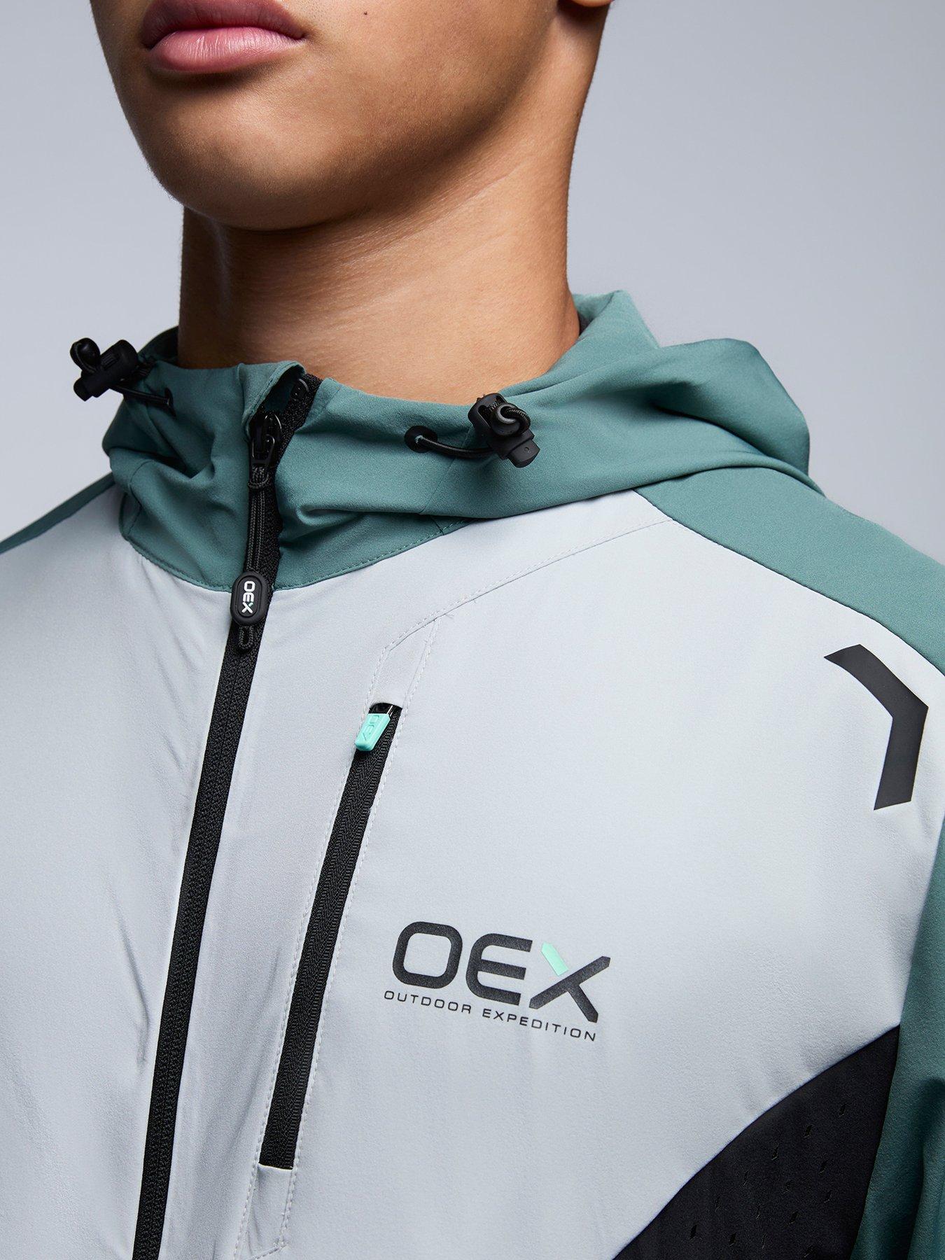 Image 4 of 6 of OEX Mens Bachar Track Jacket-green
