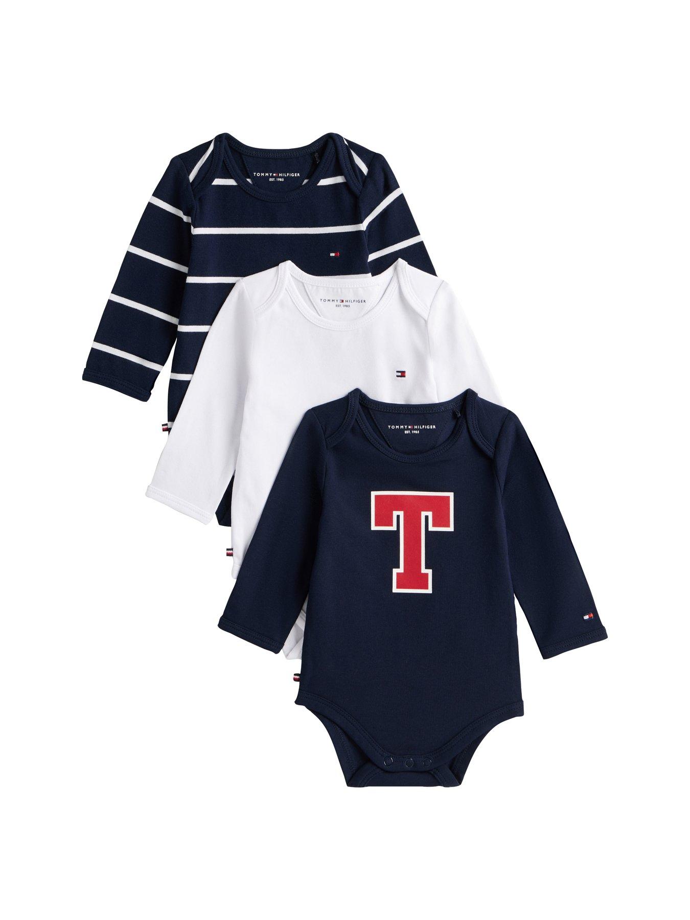 undefined Baby Boys 3 Pack Long Sleeve Body Giftbox - Multi