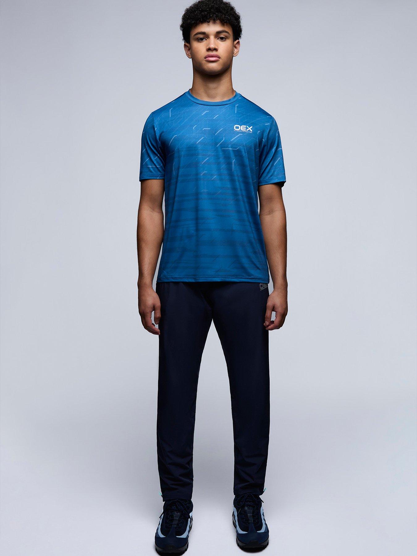 Image 3 of 5 of OEX Mens Helmer T-shirt-dark Blue