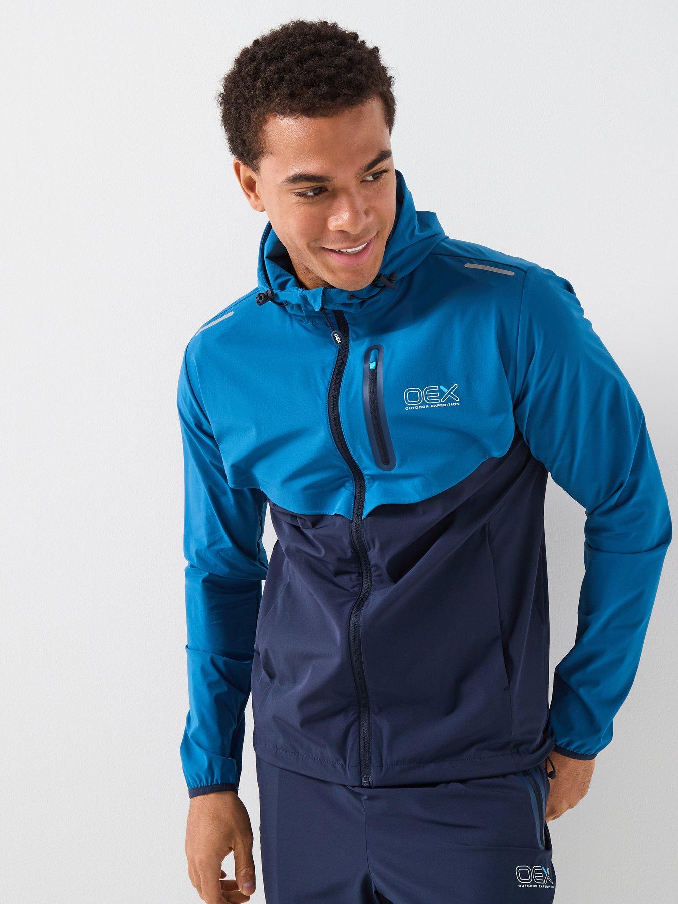 OEX Mens Fell 20 Track Top- Blue