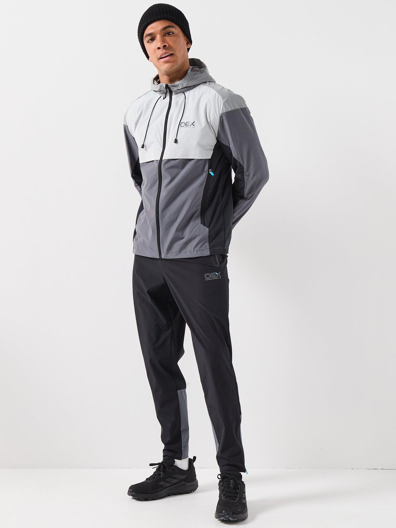Image 3 of 6 of OEX Mens Repel 2.0 Track Jacket- Grey