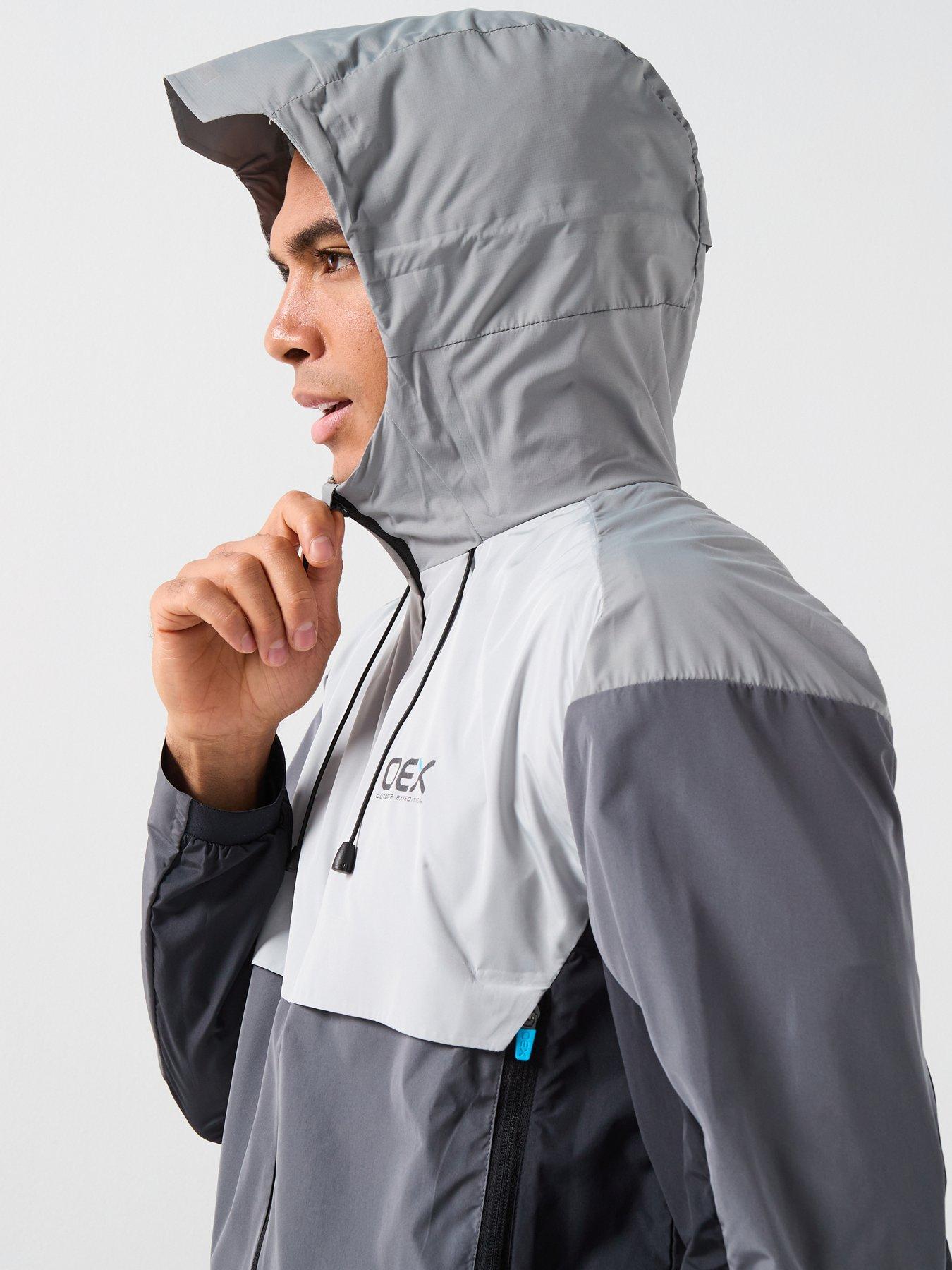 Image 5 of 6 of OEX Mens Repel 2.0 Track Jacket- Grey