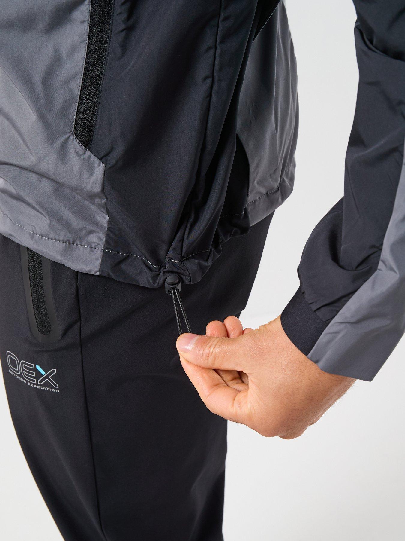 Image 6 of 6 of OEX Mens Repel 2.0 Track Jacket- Grey