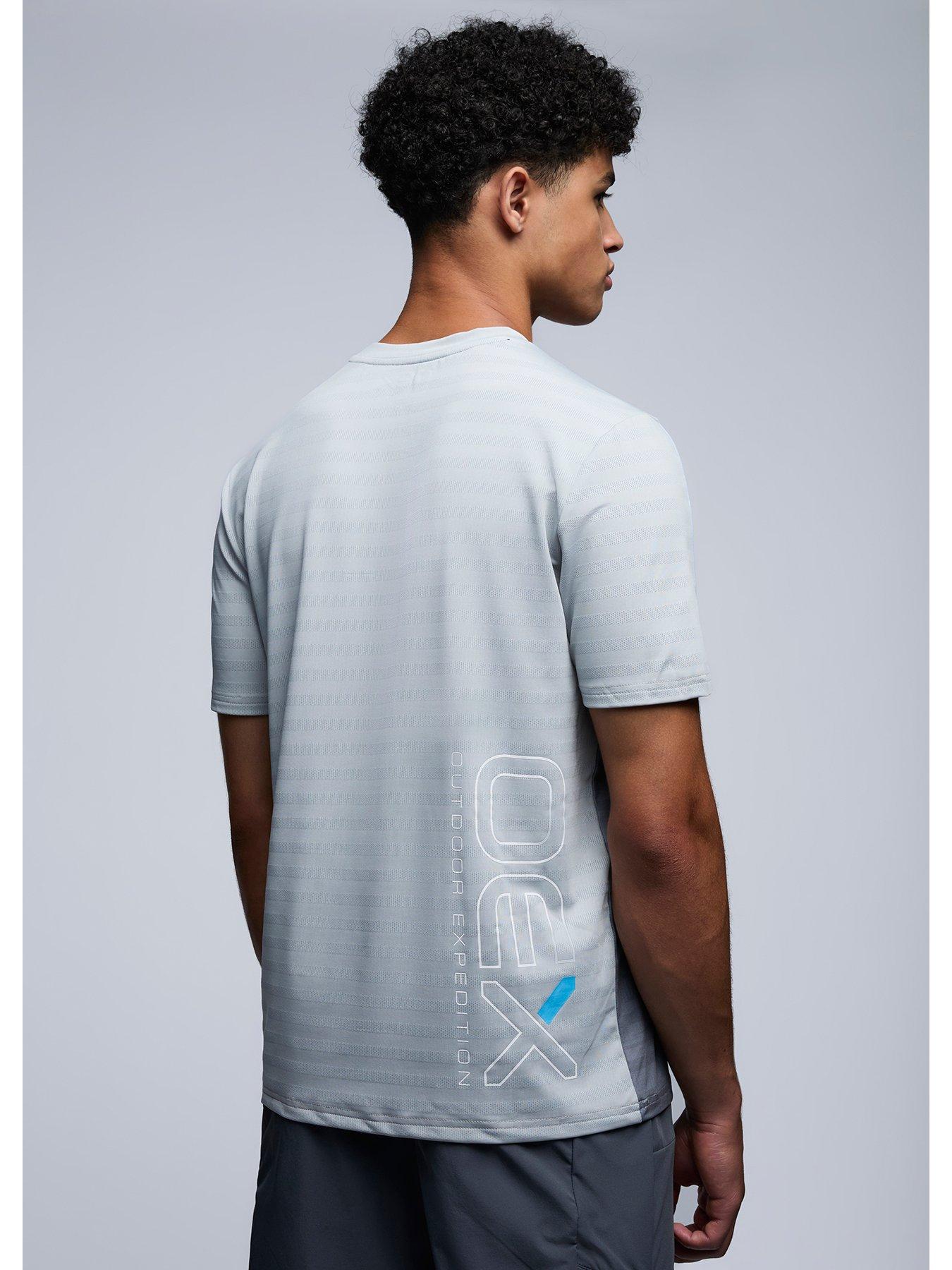 Image 2 of 5 of OEX Mens Helmer T-shirt-grey