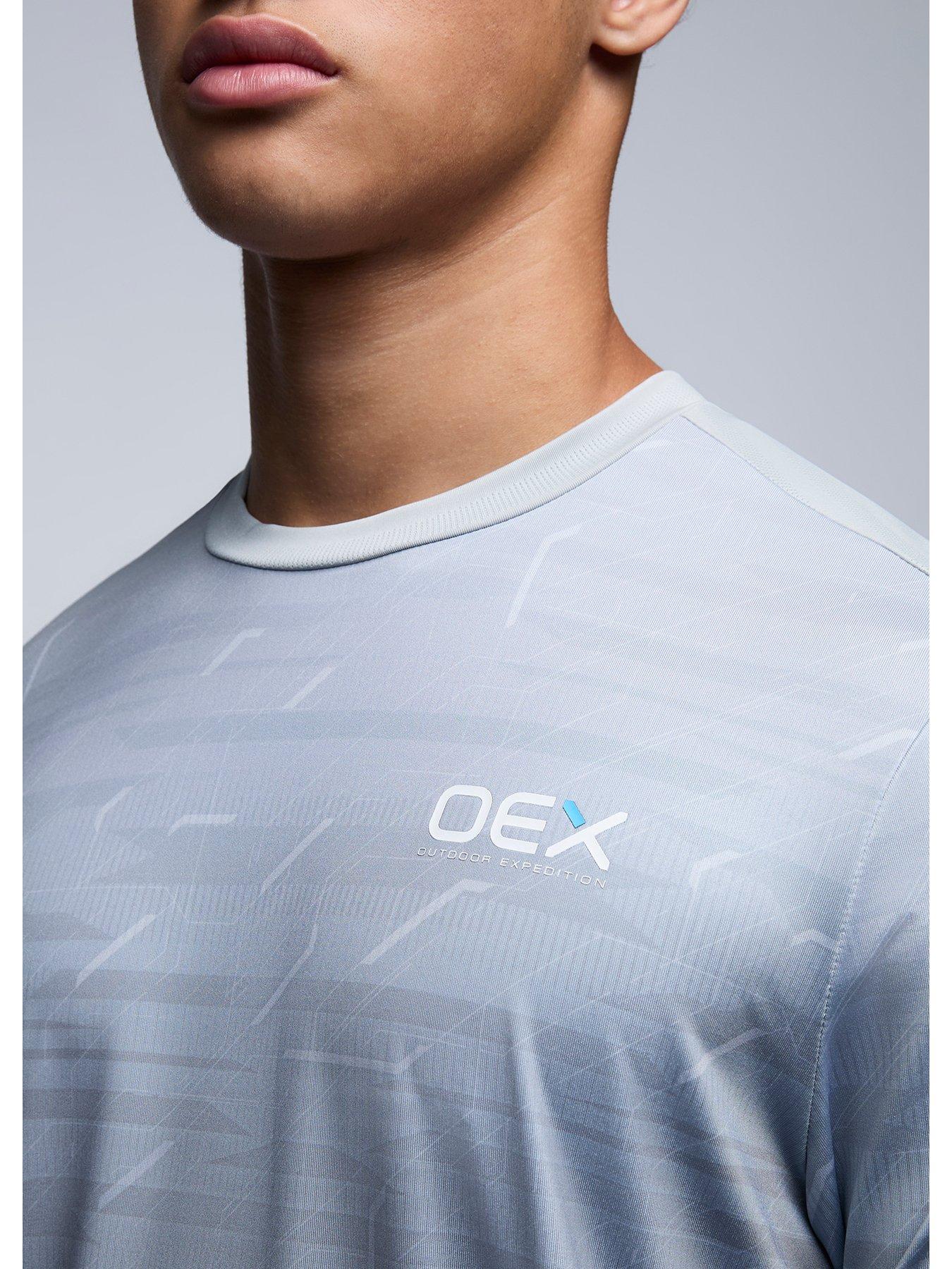 Image 4 of 5 of OEX Mens Helmer T-shirt-grey