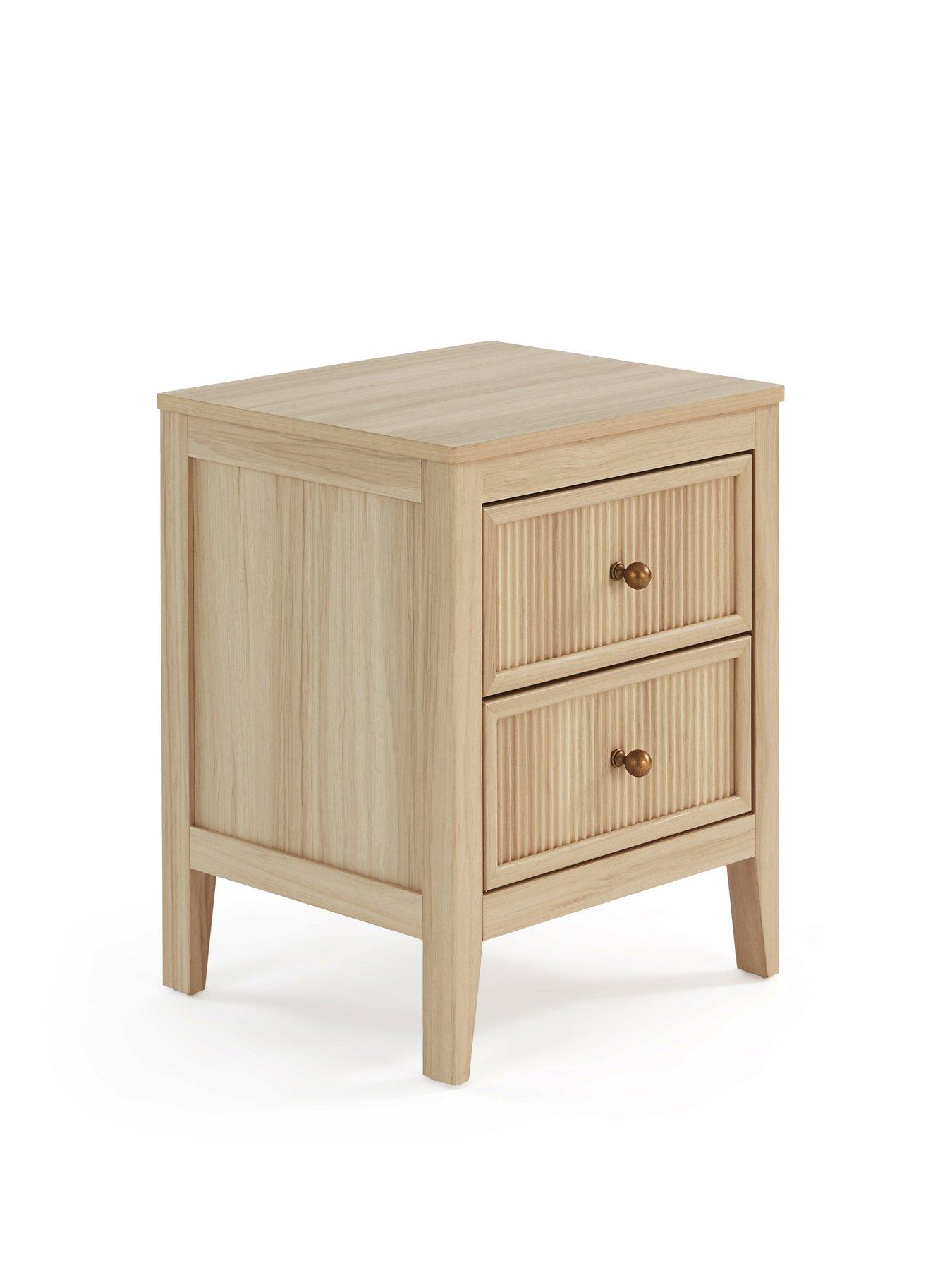  image of michelle-keegan-home-lindley-2-drawer-beside-table-oak--nbspfscreg-certified