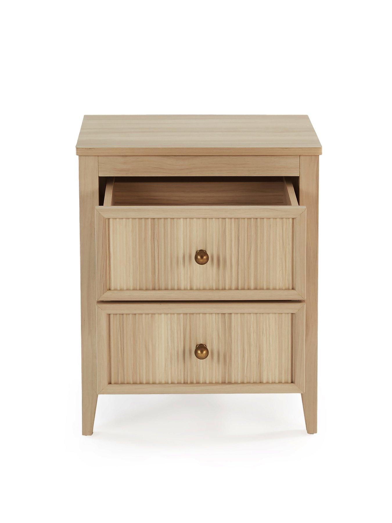  image of michelle-keegan-home-lindley-2-drawer-beside-table-oak--nbspfscreg-certified