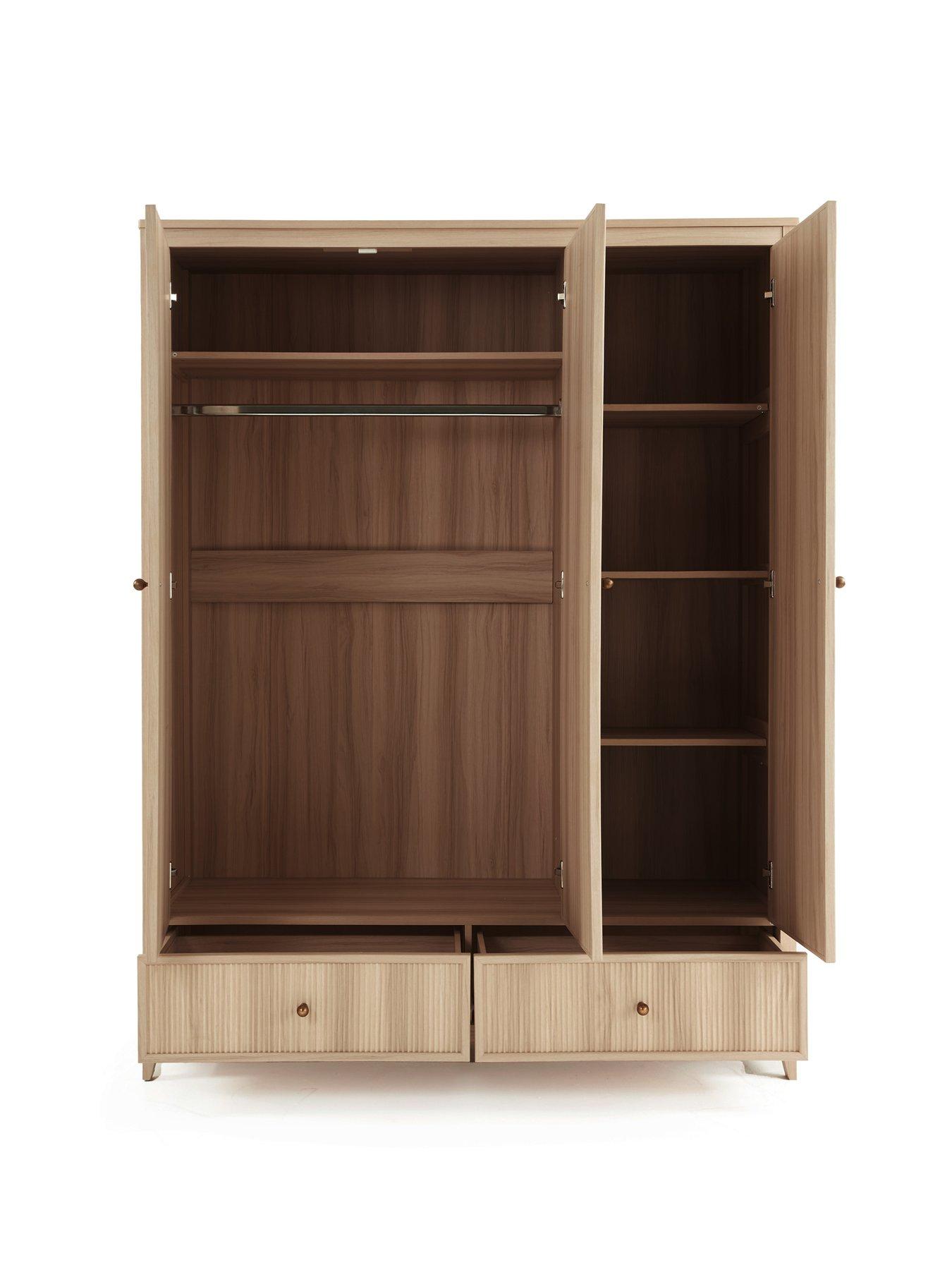 Image 4 of 7 of Very Home Lindley 3 Door, 2 Drawer Wardrobe