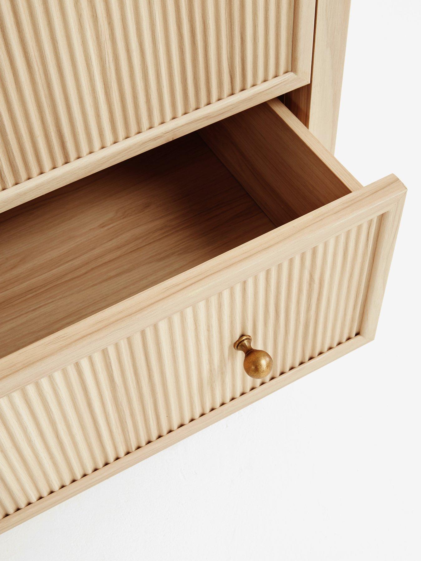  image of michelle-keegan-home-lindley-3-door-2-drawer-wardrobe-oaknbsp--fscreg-certified