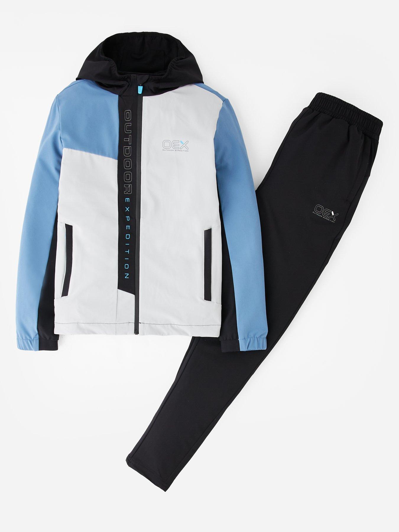 OEX Boys Pennine Tracksuit Set - Blue