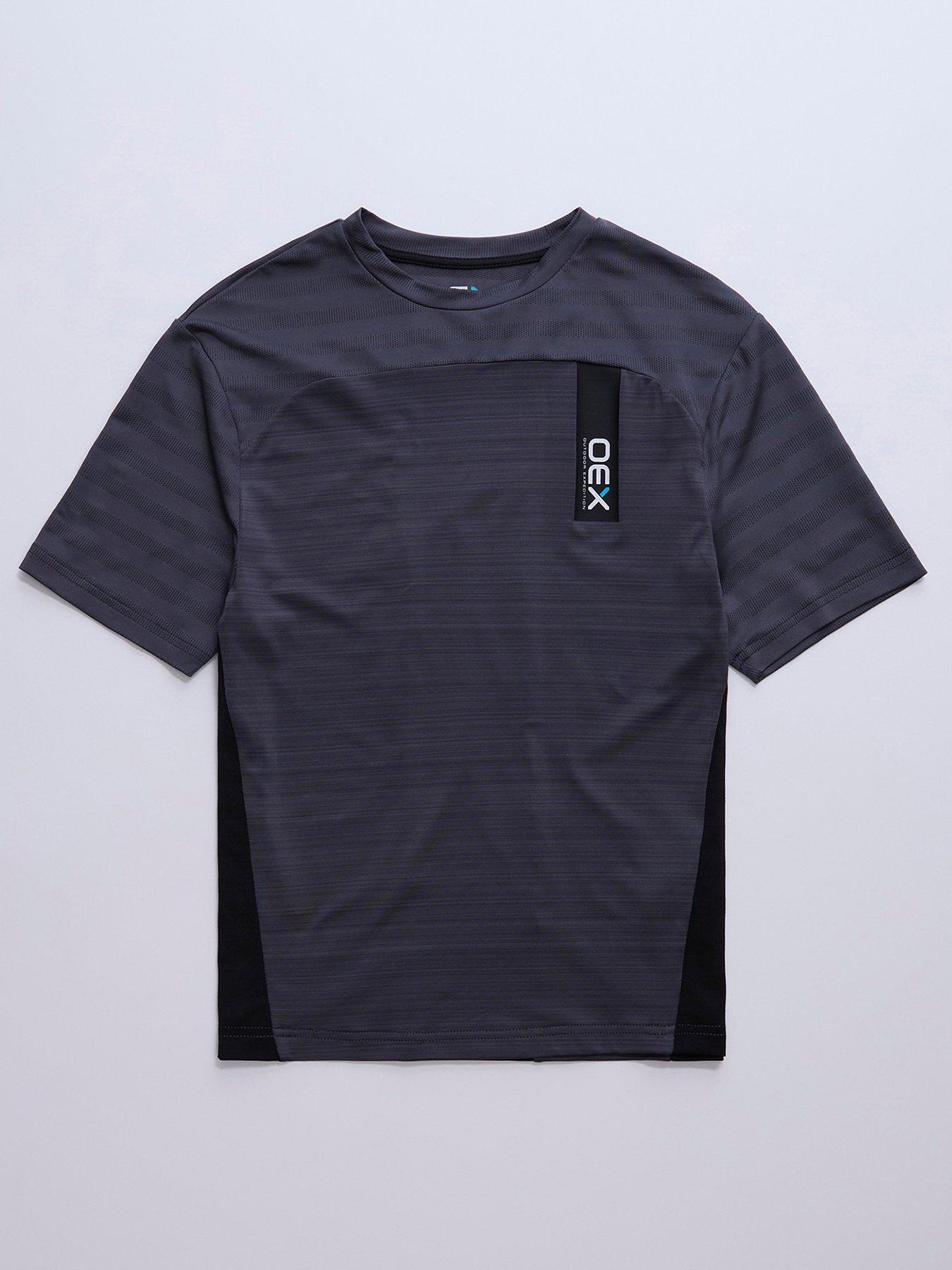 OEX Junior Boys Piton T-shirt -grey