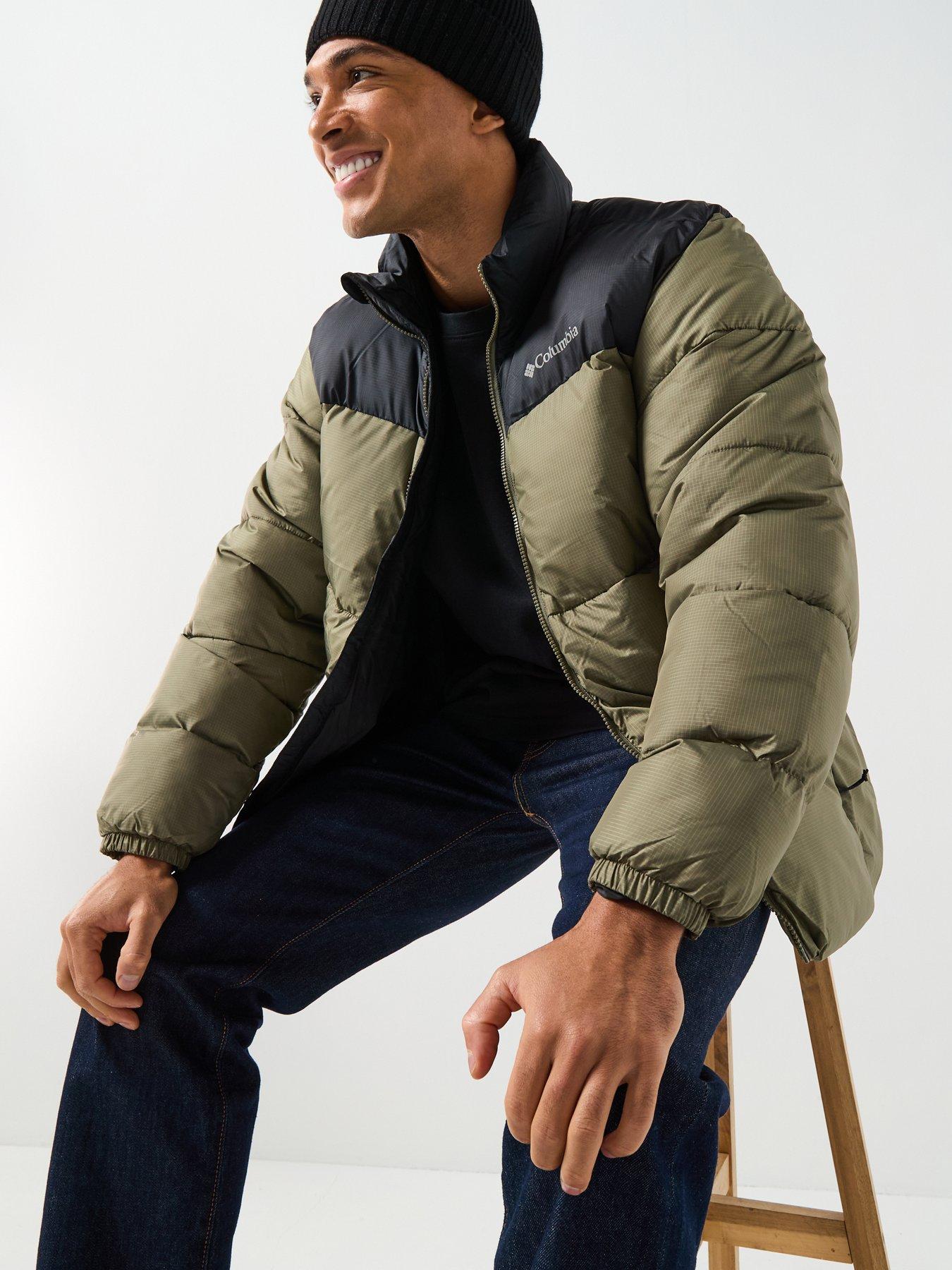  image of columbia-mens-puffect-iii-jacket-green