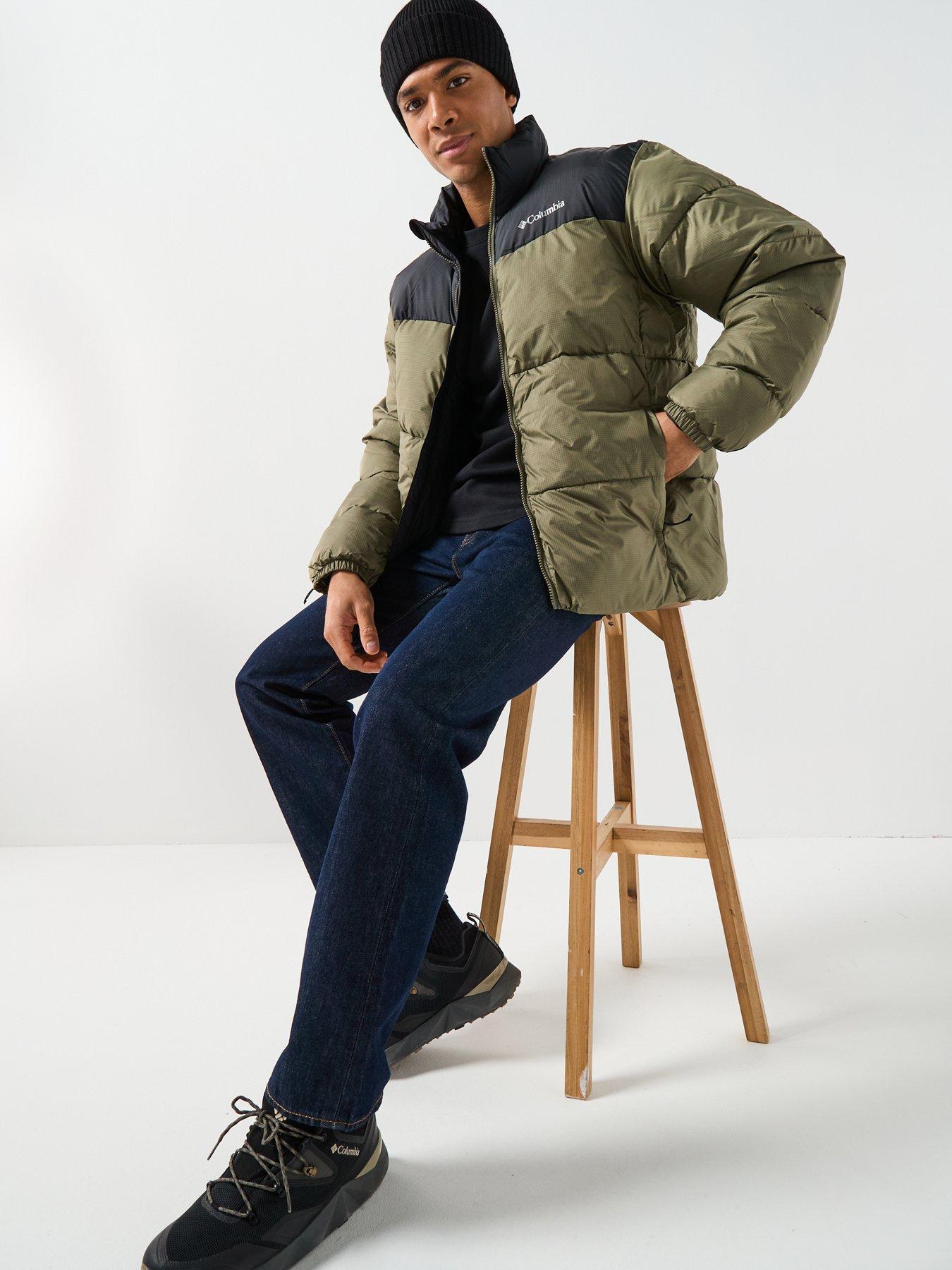  image of columbia-mens-puffect-iii-jacket-green