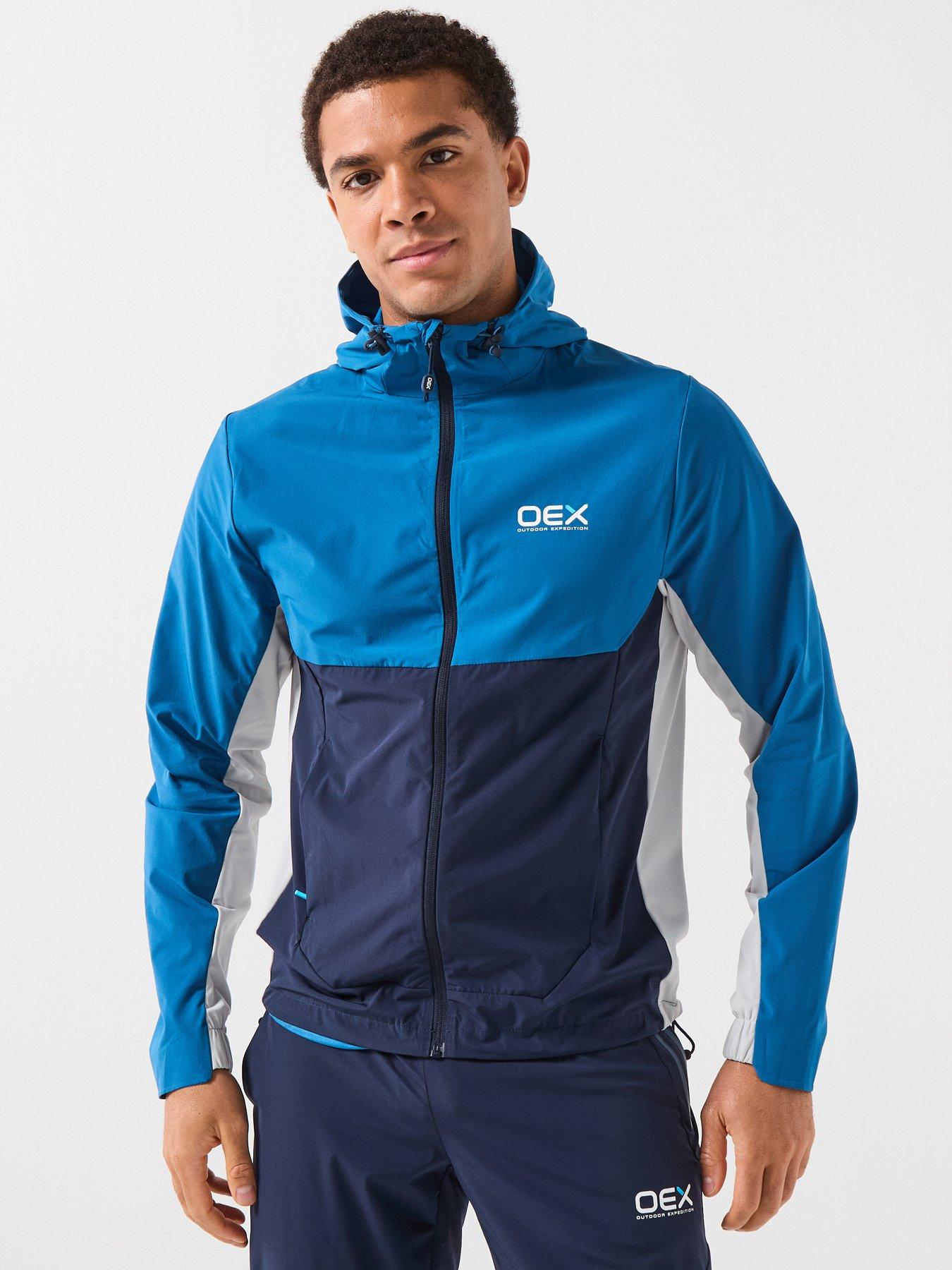 OEX Mens Pental Tracktop- Dark Blue