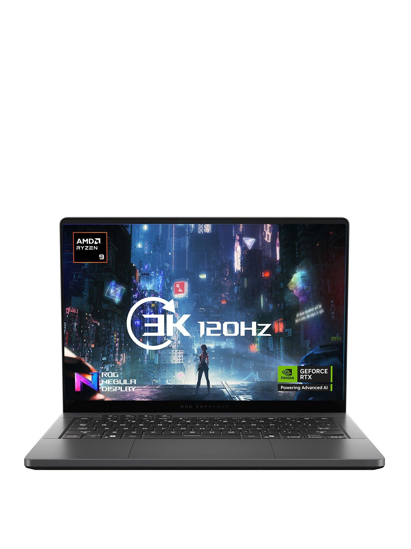 front image of asus-zephyrus-g-14nbspgaming-laptop-14in-wqxganbspgeforce-rtx-5070-amd-ryzen-9-32gb-ram-1tb-ssdnbsp--grey