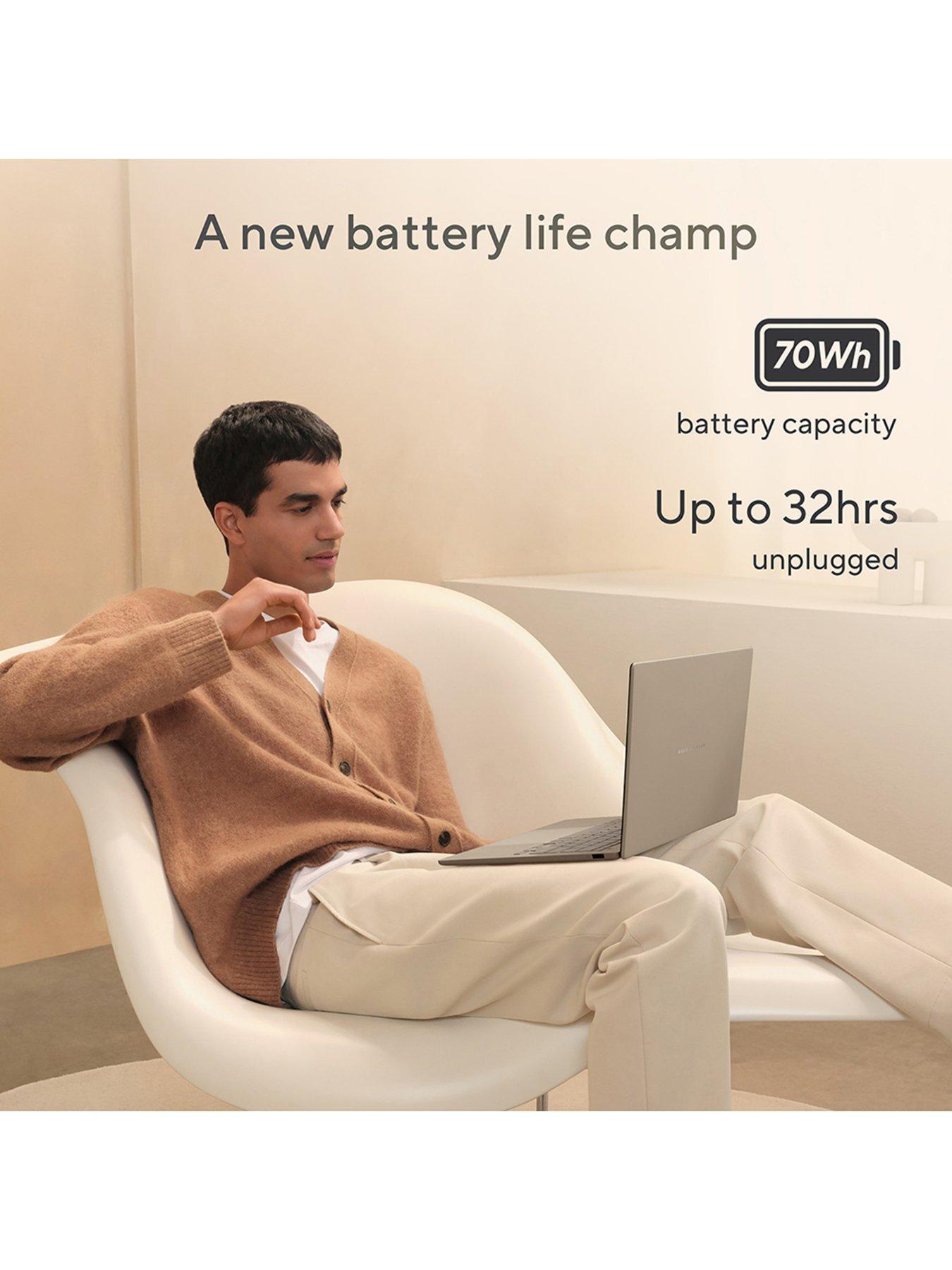  image of asus-zenbook-a14nbspcopilot-pc-laptop-14in-wuxga-oled-qualcomm-snapdragon-x-16gb-ram-1tb-ssdnbsp--gold