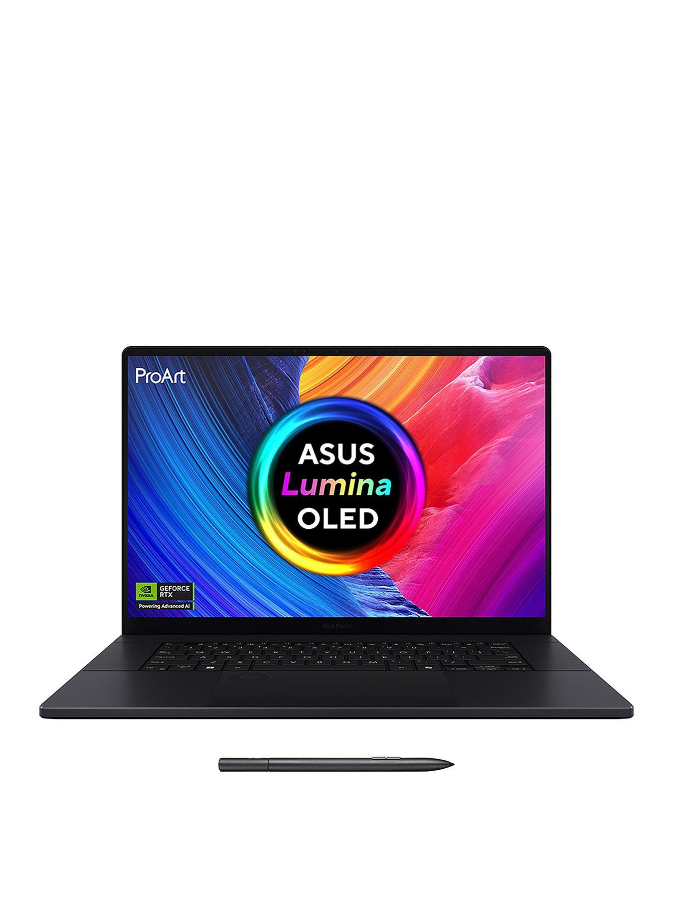 Image 1 of 7 of Asus ProArt P16 Laptop - Copilot+ PC - 16in WQUXGA(WQU) OLED - GeForce RTX 5070 - AMD Ryzen AI 9 - 32GB RAM - 1TB SSD - Black