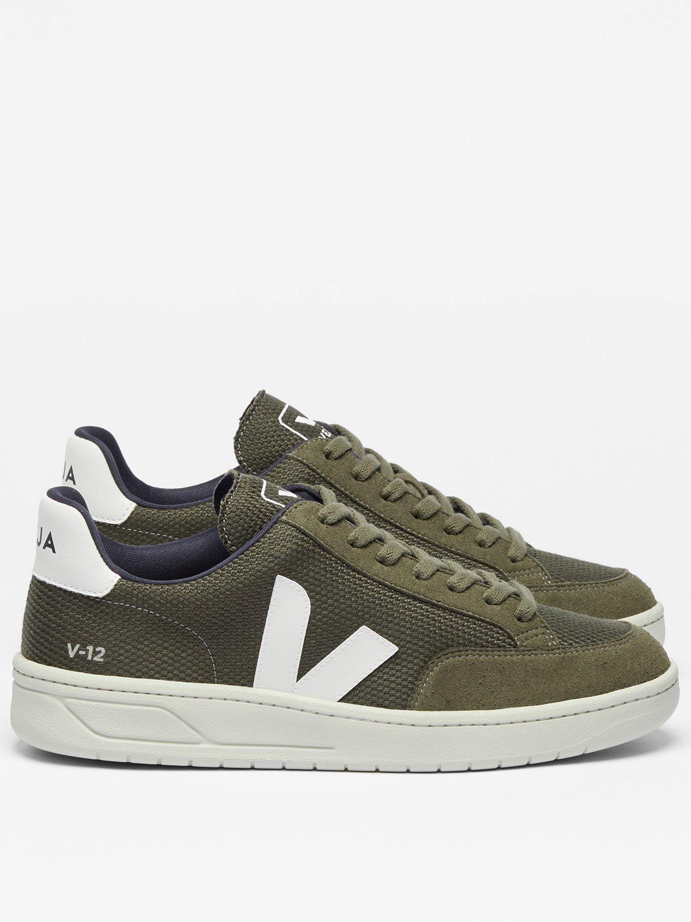 Image 1 of 3 of Veja Mens V-12 B-Mesh Trainers - Green