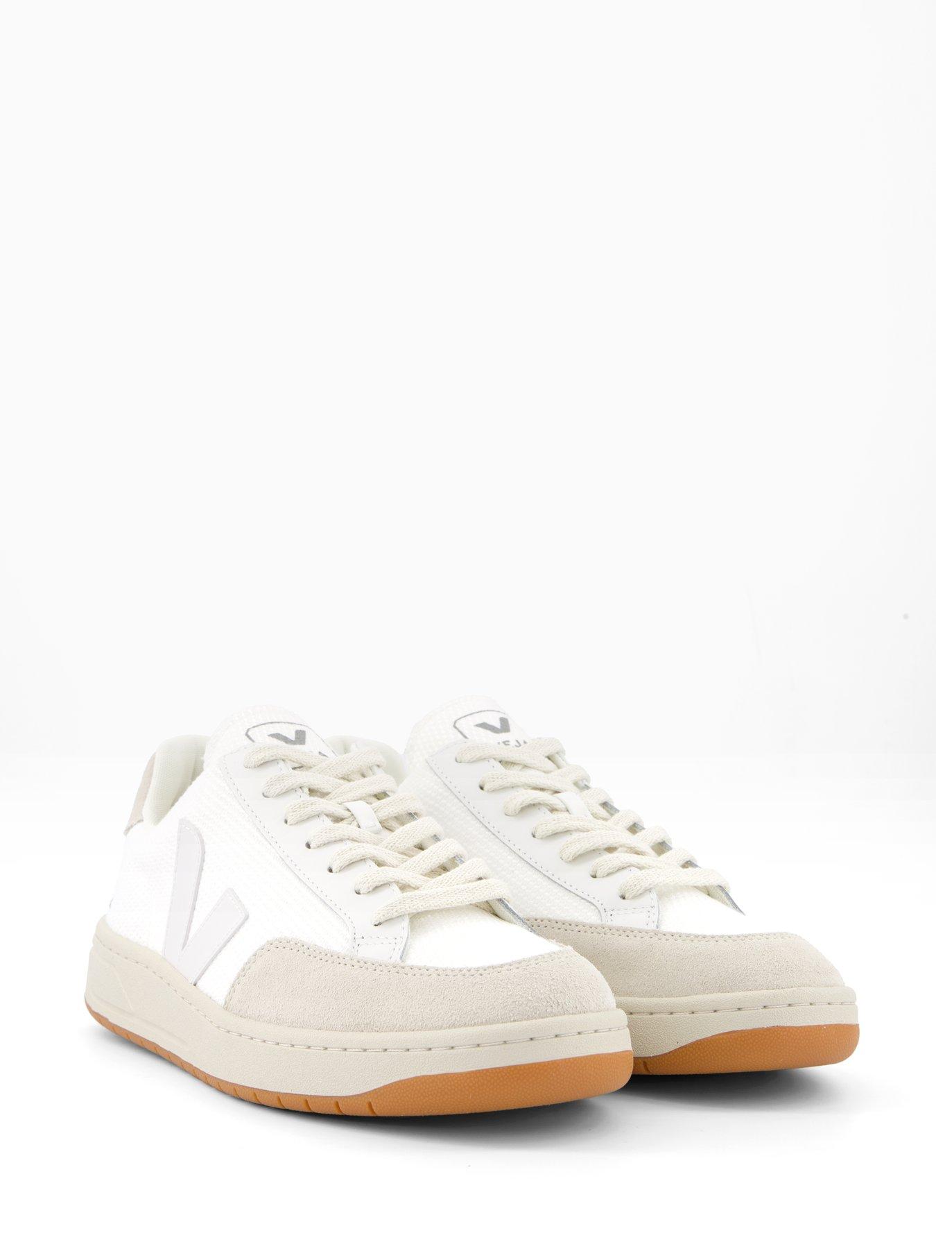 Image 6 of 6 of Veja Unisex V-12 B-Mesh Trainers - White