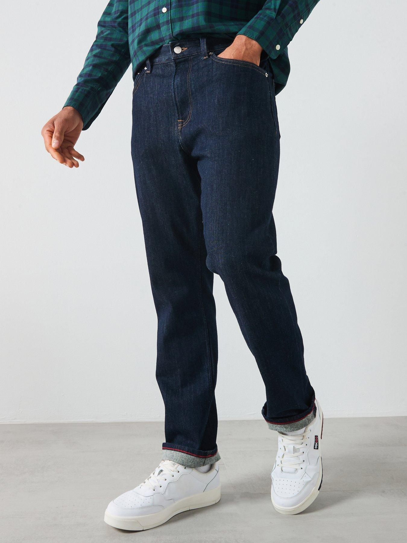 Tommy Hilfiger Mercer Regular Fit Adams Rinse Jeans - Dark Blue