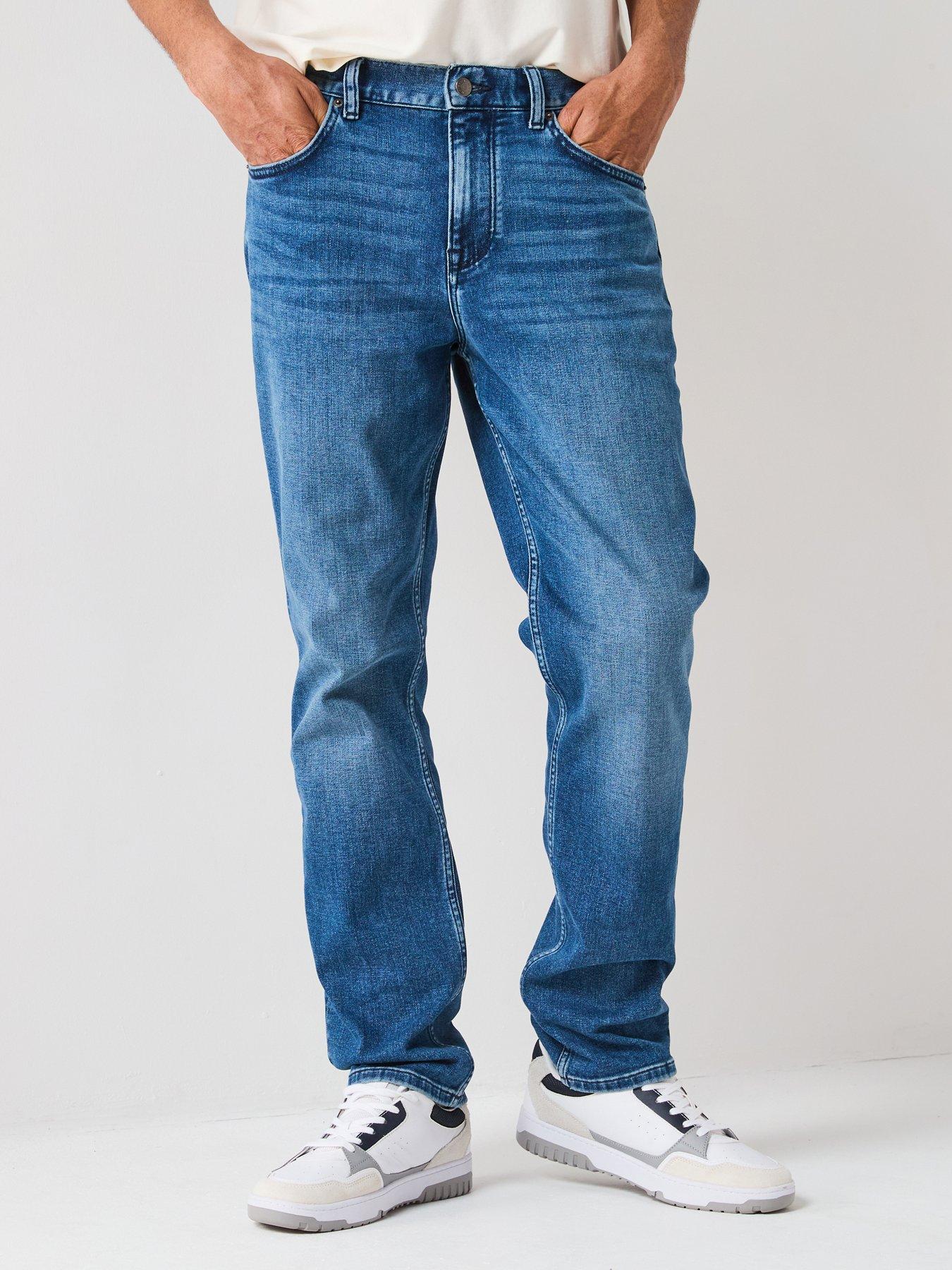 Image 1 of 4 of Tommy Hilfiger Straight Denton Oliver Blu Jeans - Blue