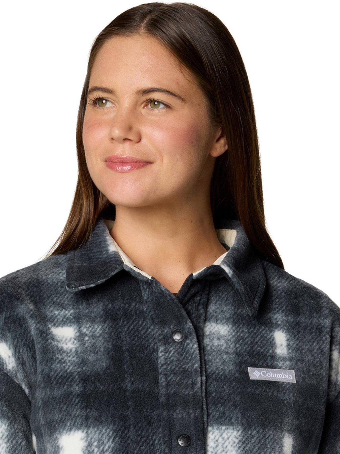  image of columbia-womens-benton-springs-shirt-jacket-ii-cream