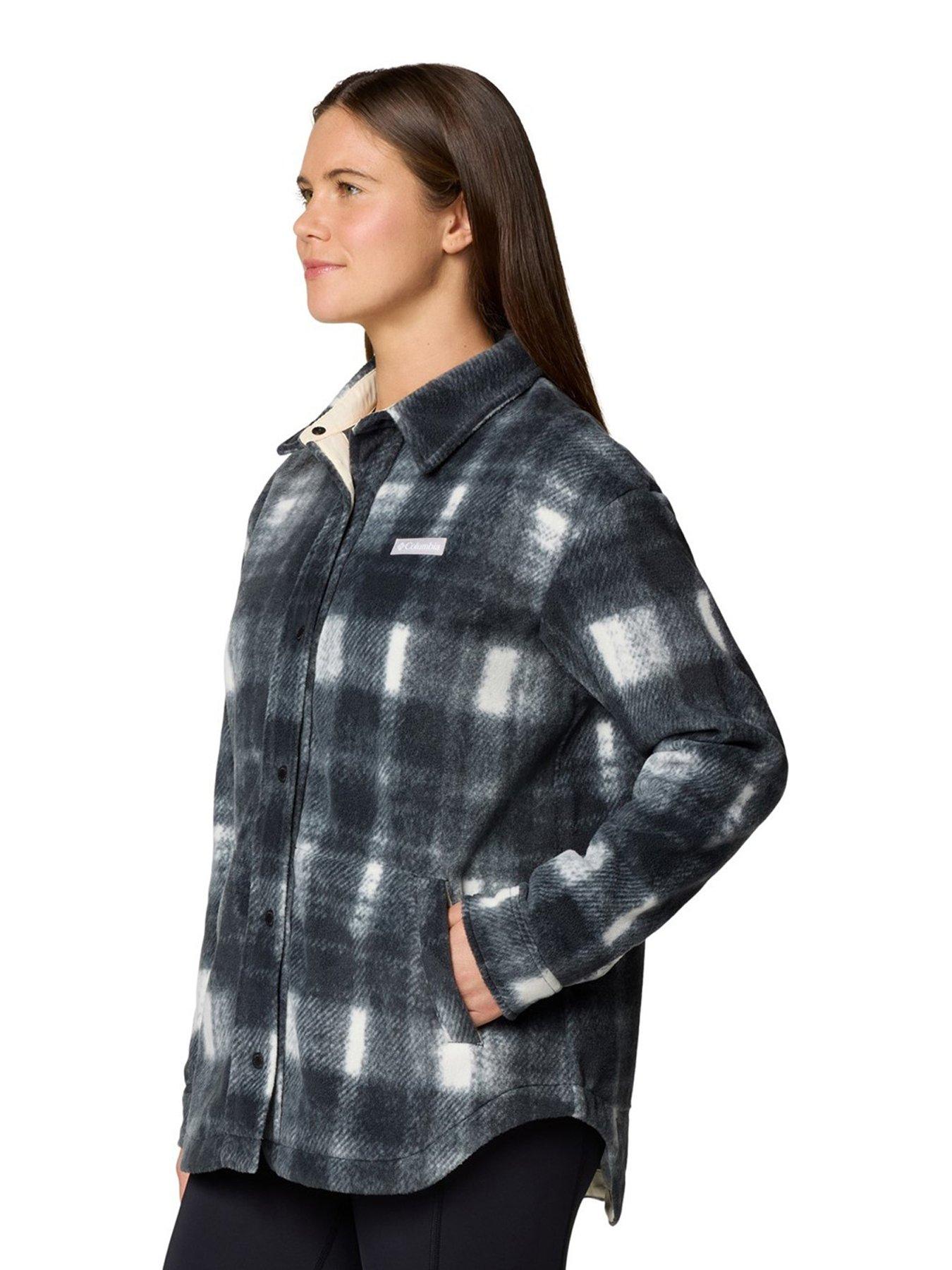  image of columbia-womens-benton-springs-shirt-jacket-ii-cream