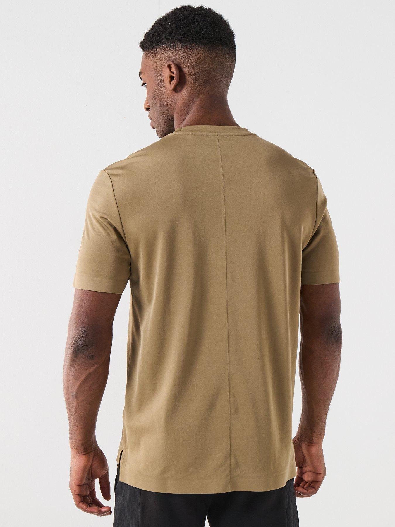 Image 2 of 6 of BOSS P-Taut 27 Regular Fit Pocket Bb T-Shirt - Brown