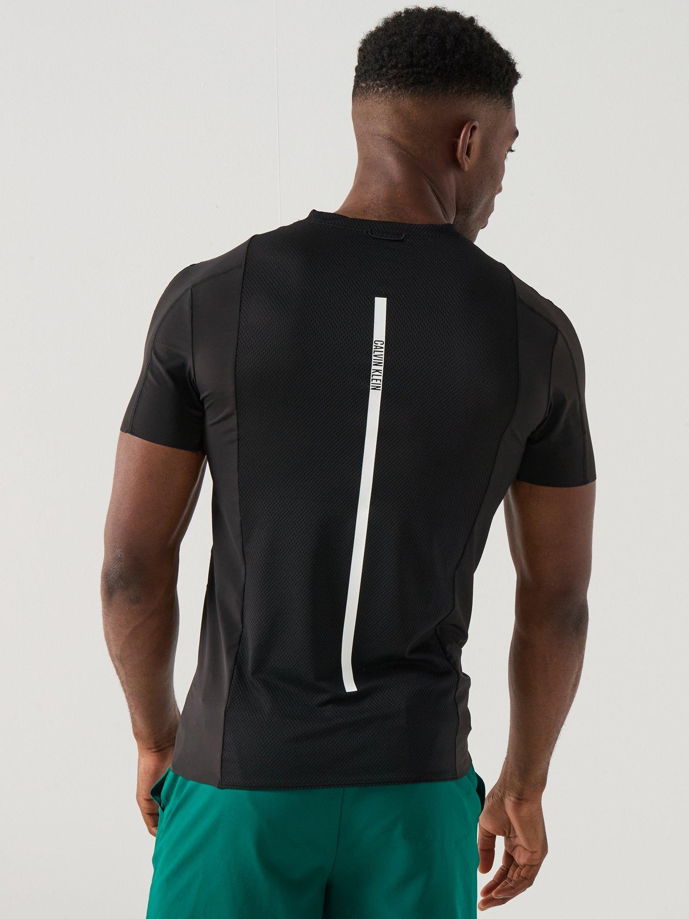 stillFront image of calvin-klein-sport-ck-intense-power-baselayer-t-shirt-black