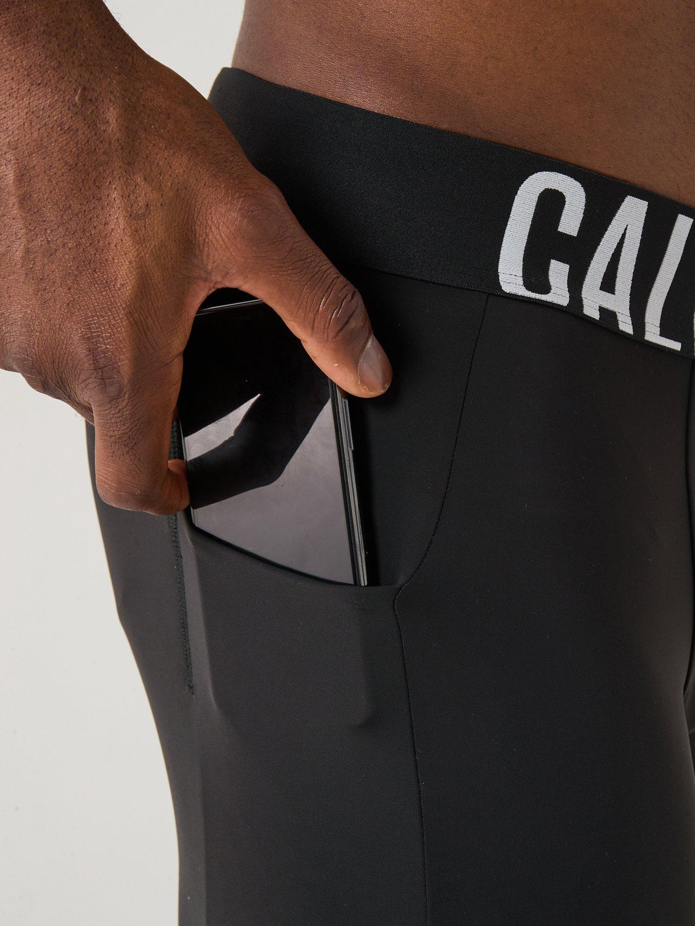 Image 4 of 6 of Calvin Klein Sport Ck Sport Intense Power Full Length Tights - Black