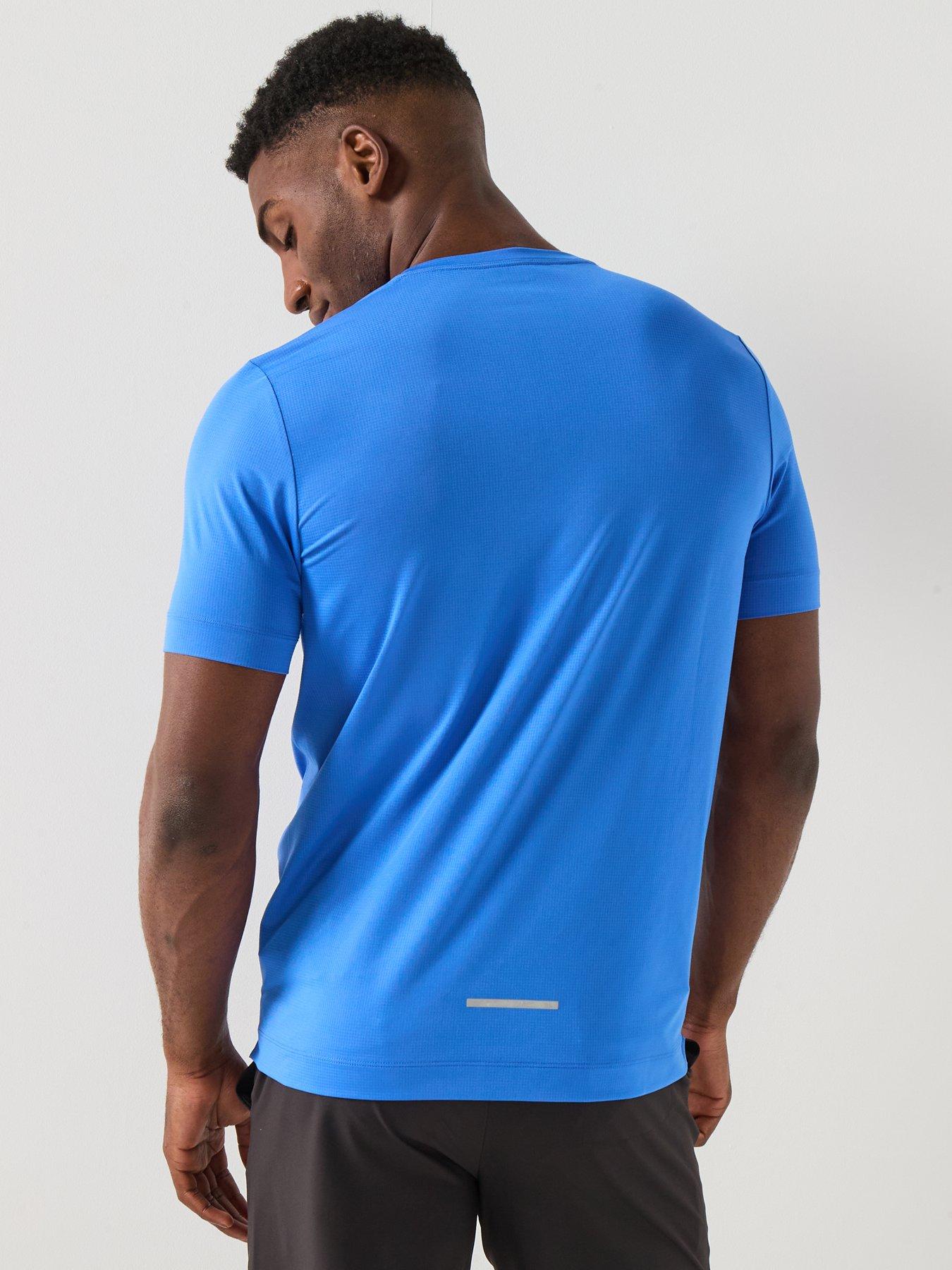 Image 2 of 5 of Calvin Klein Sport Ck Commuter Performance T-Shirt - Blue