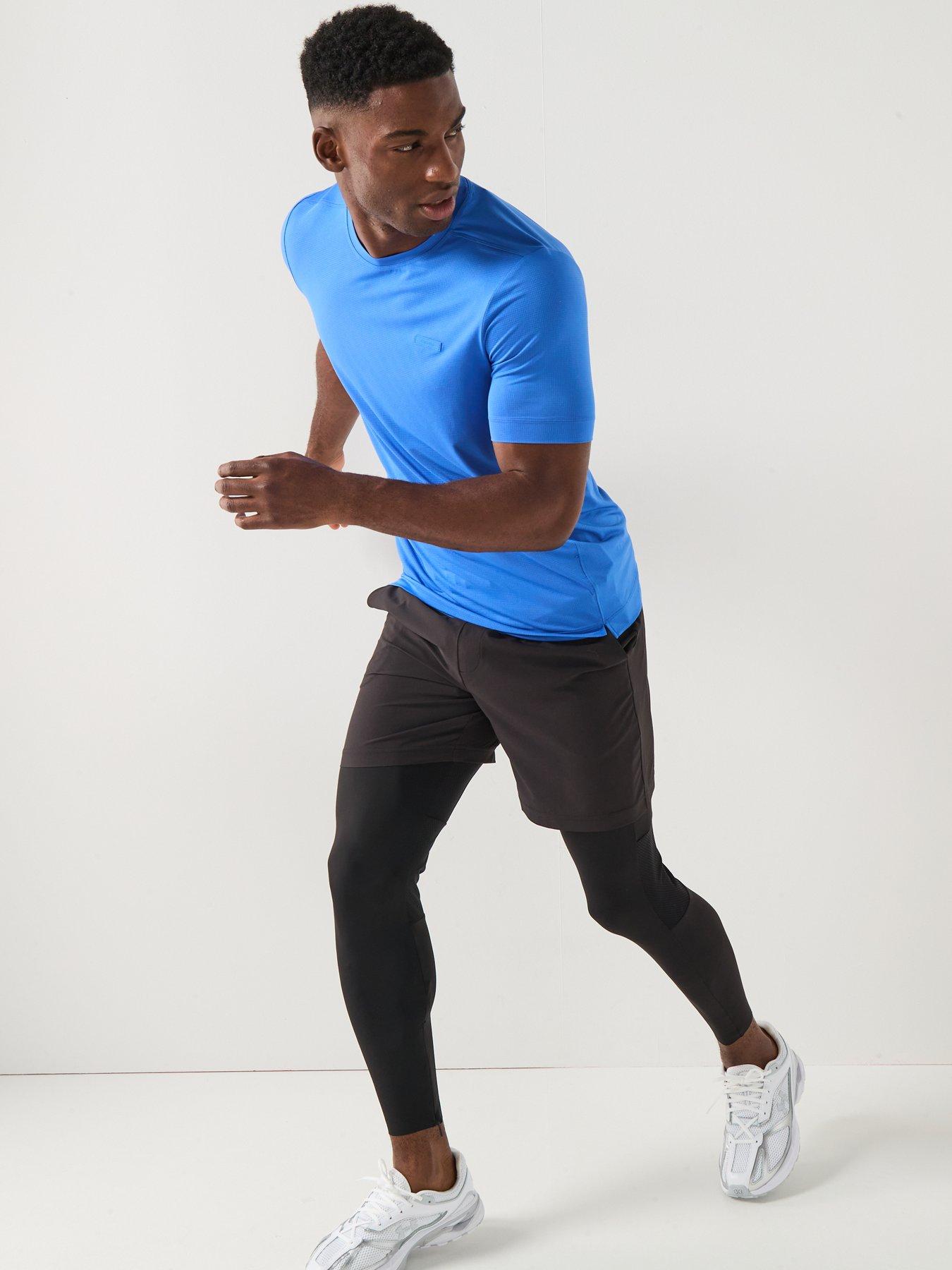 Image 3 of 5 of Calvin Klein Sport Ck Commuter Performance T-Shirt - Blue