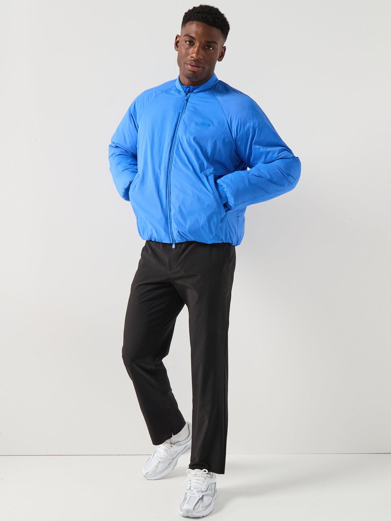 Image 3 of 6 of Calvin Klein Sport CK Commuter Padded Bomber Jacket - Blue