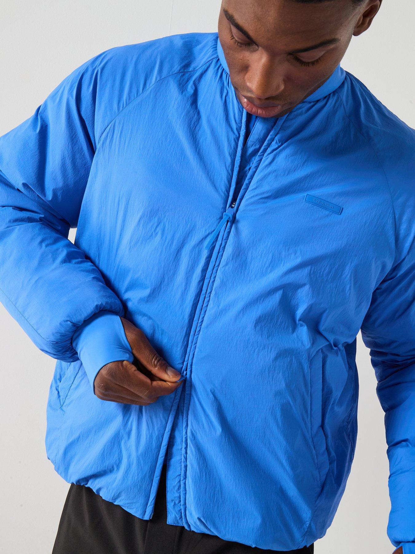 Image 5 of 6 of Calvin Klein Sport CK Commuter Padded Bomber Jacket - Blue