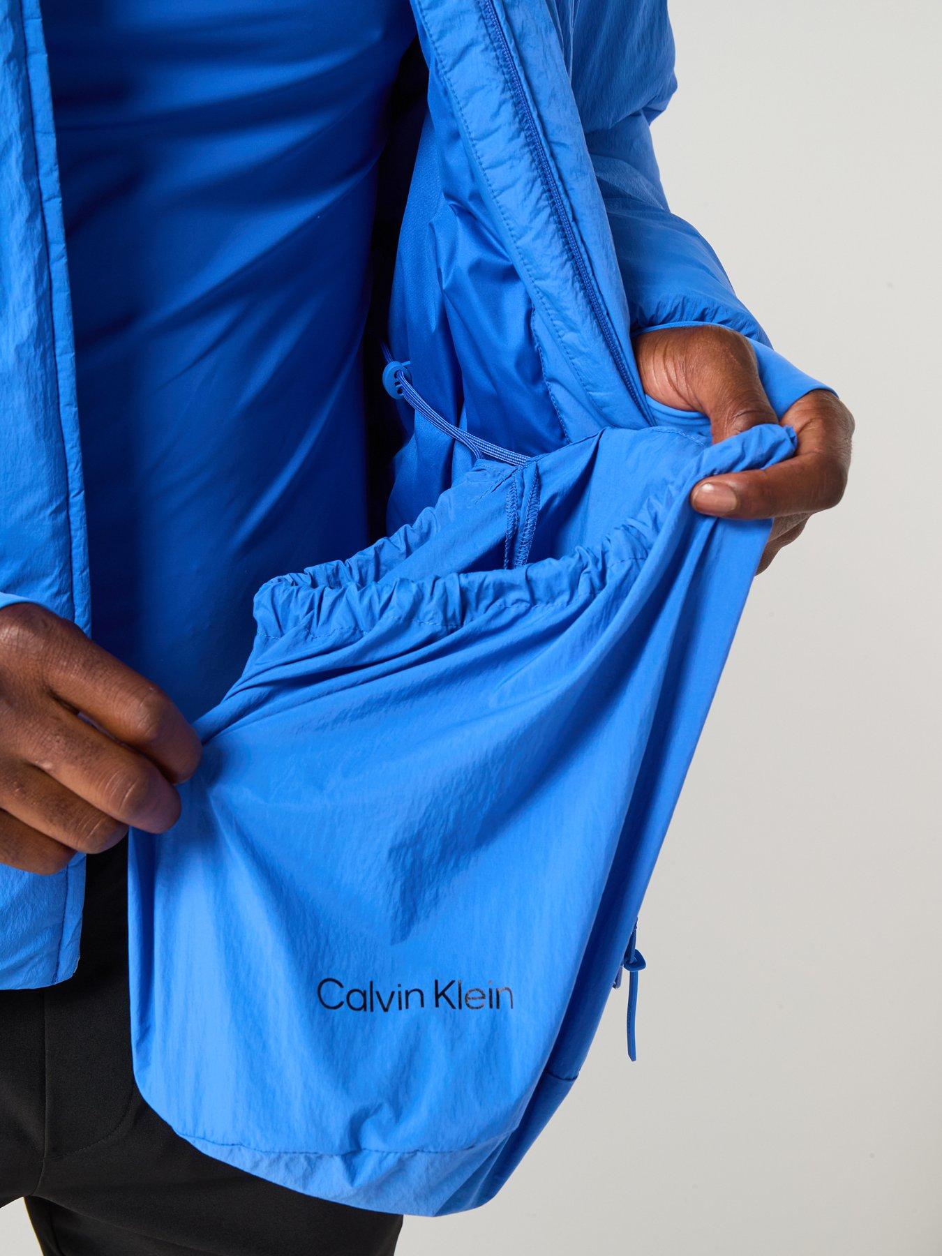 Image 6 of 6 of Calvin Klein Sport CK Commuter Padded Bomber Jacket - Blue
