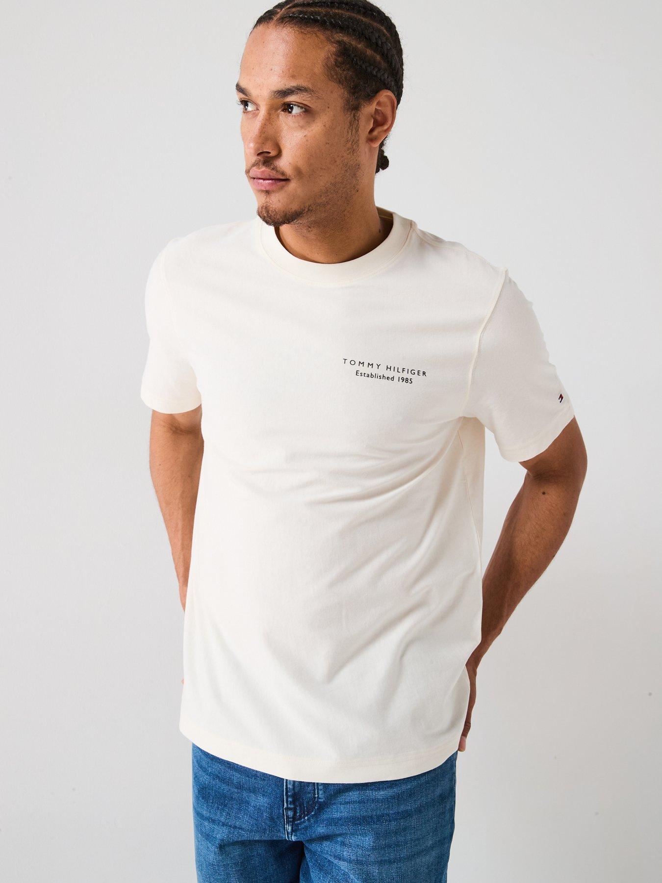 Image 4 of 6 of Tommy Hilfiger Photo Print Graphic T-Shirt - Off White