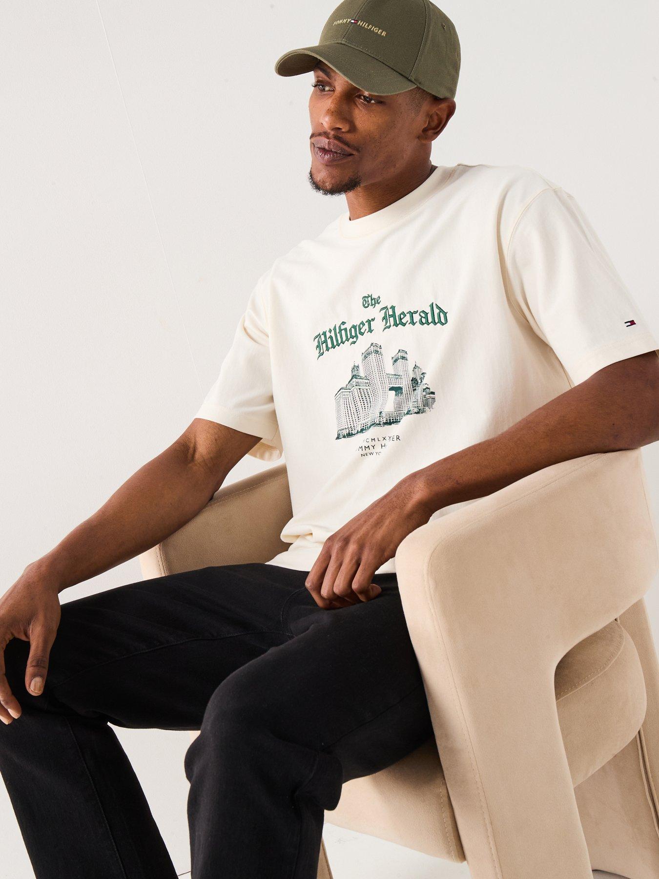 undefined Herald Skyline Graphic T-Shirt - Off White