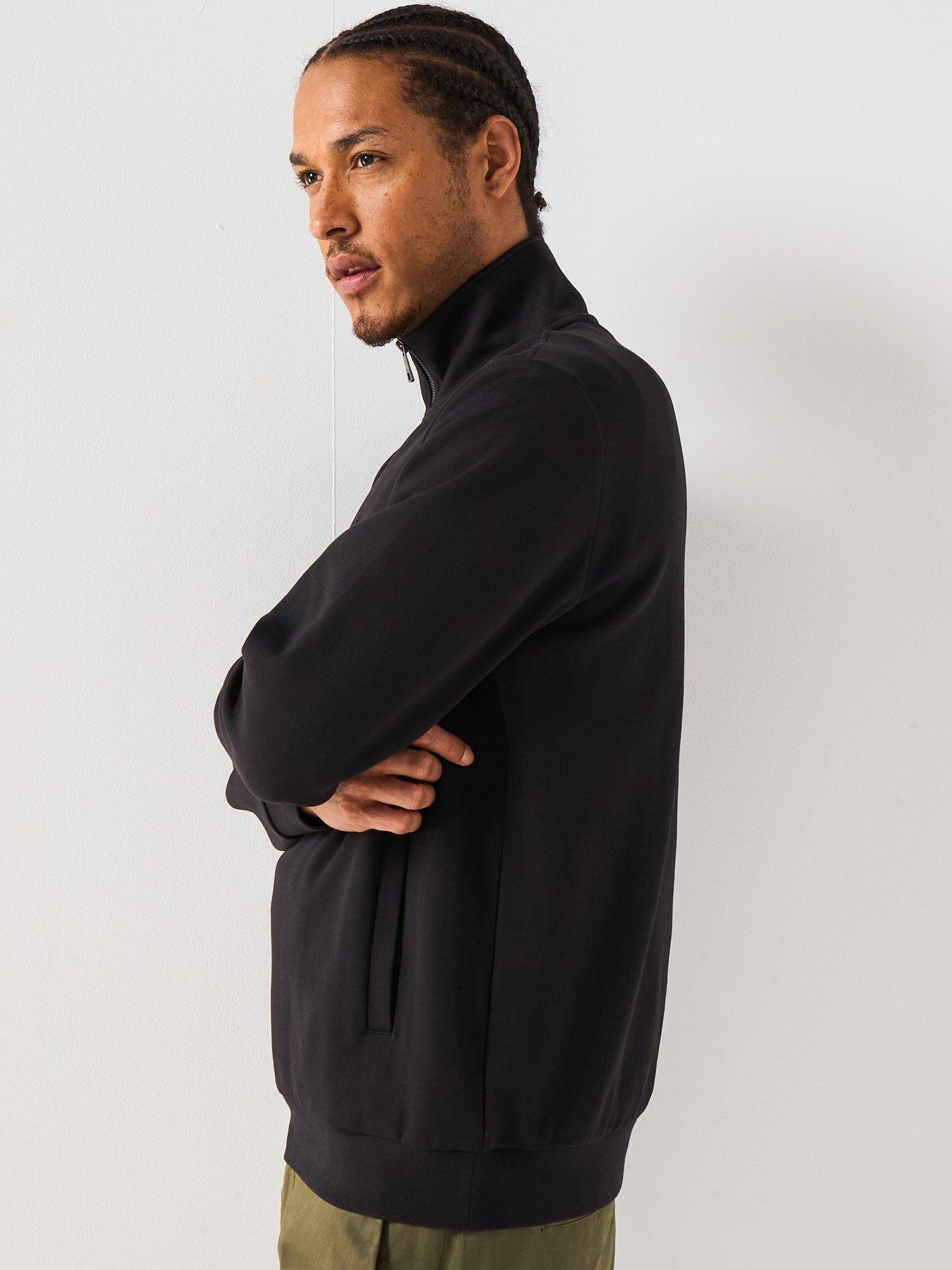 Image 5 of 5 of Tommy Hilfiger Essential Intechno 1/4 Zip Sweat Top - Black
