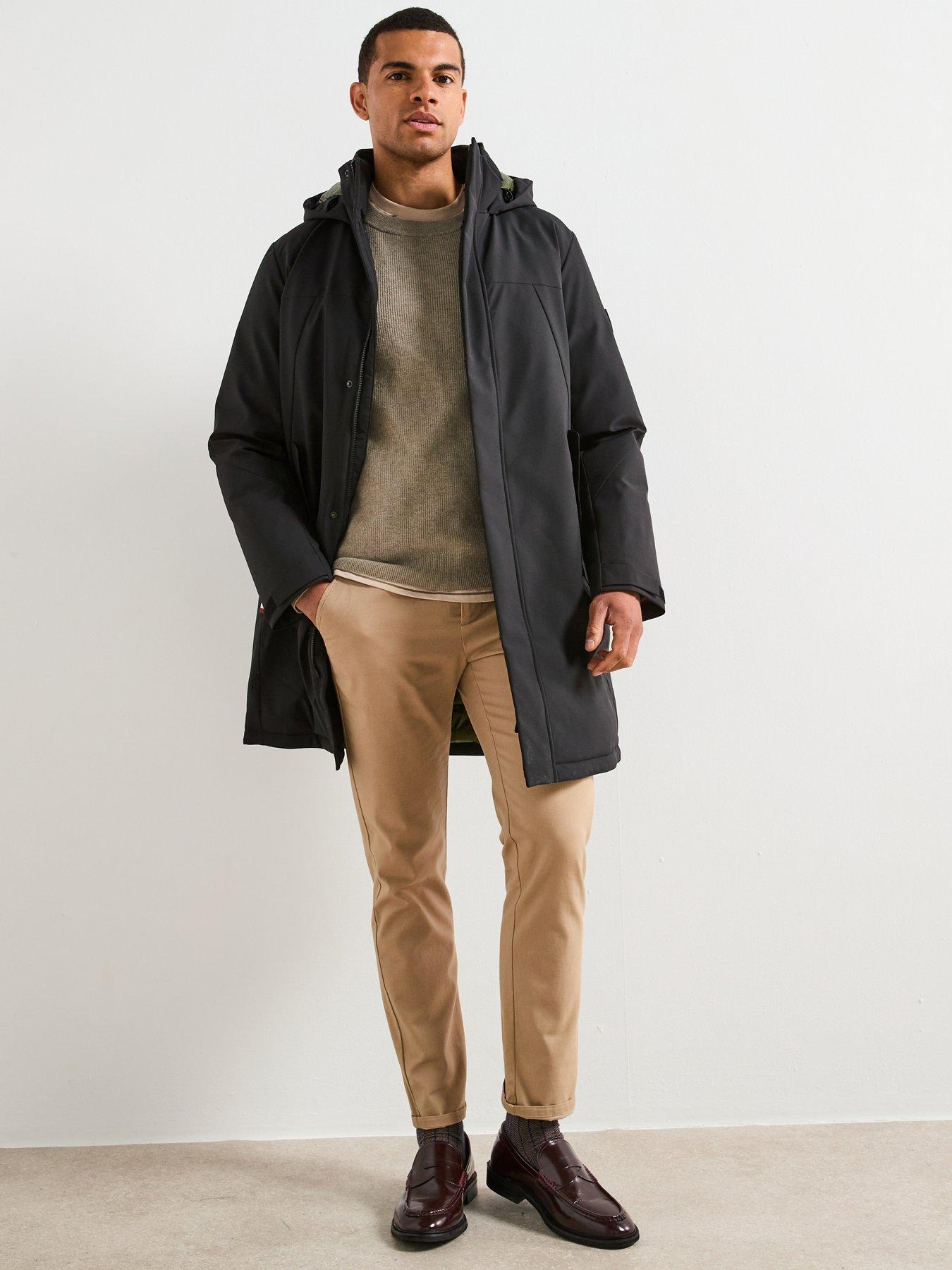 undefined Tech Hooded Padded Parka - Black