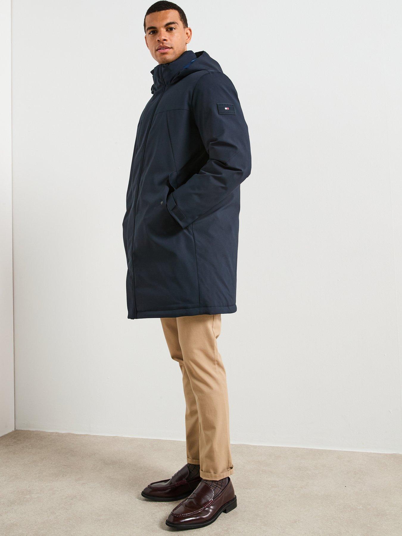 Image 3 of 5 of Tommy Hilfiger Tech Hooded Padded Parka - Navy